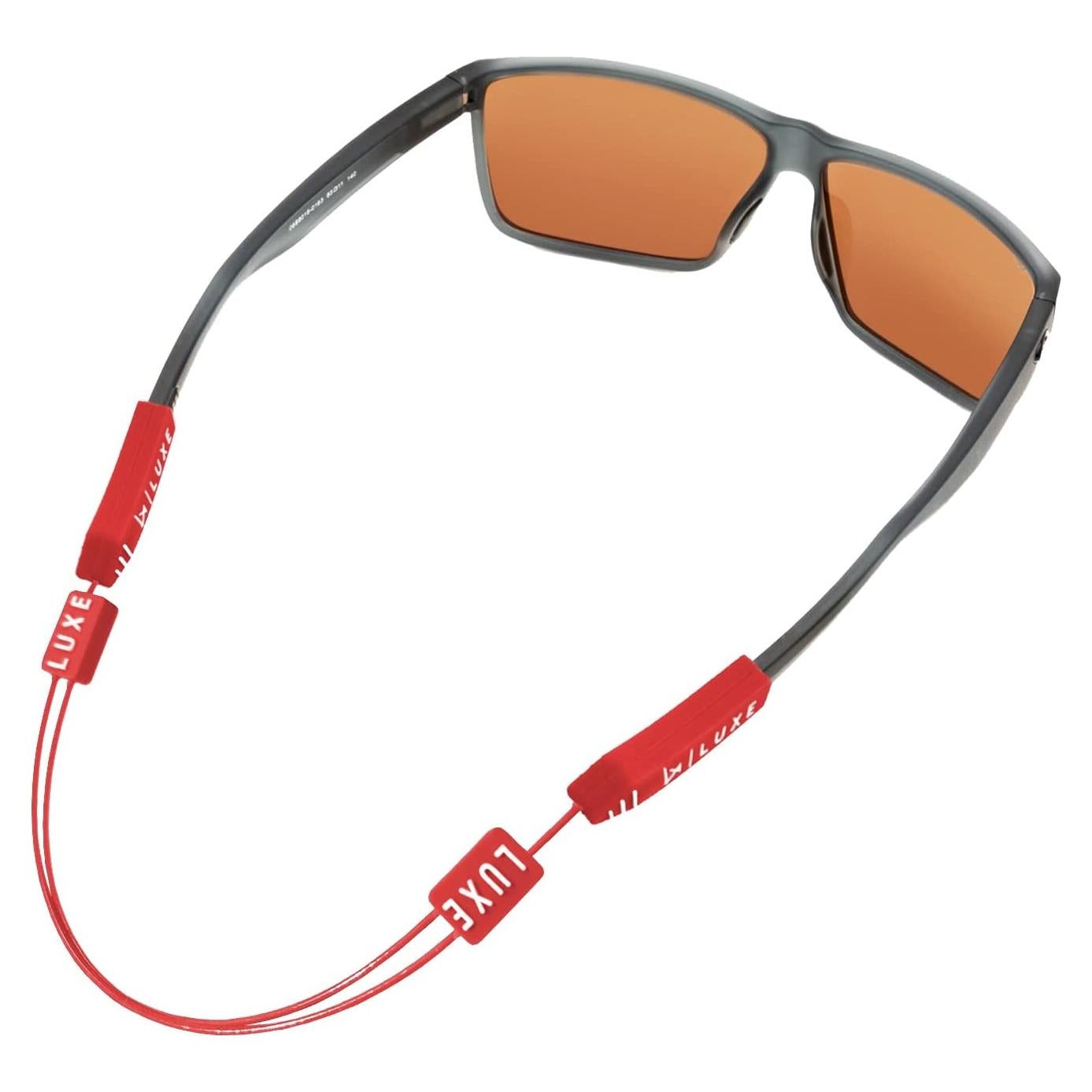 Correa para Gafas Luxe Performance Ajustable Rojo/Blanco