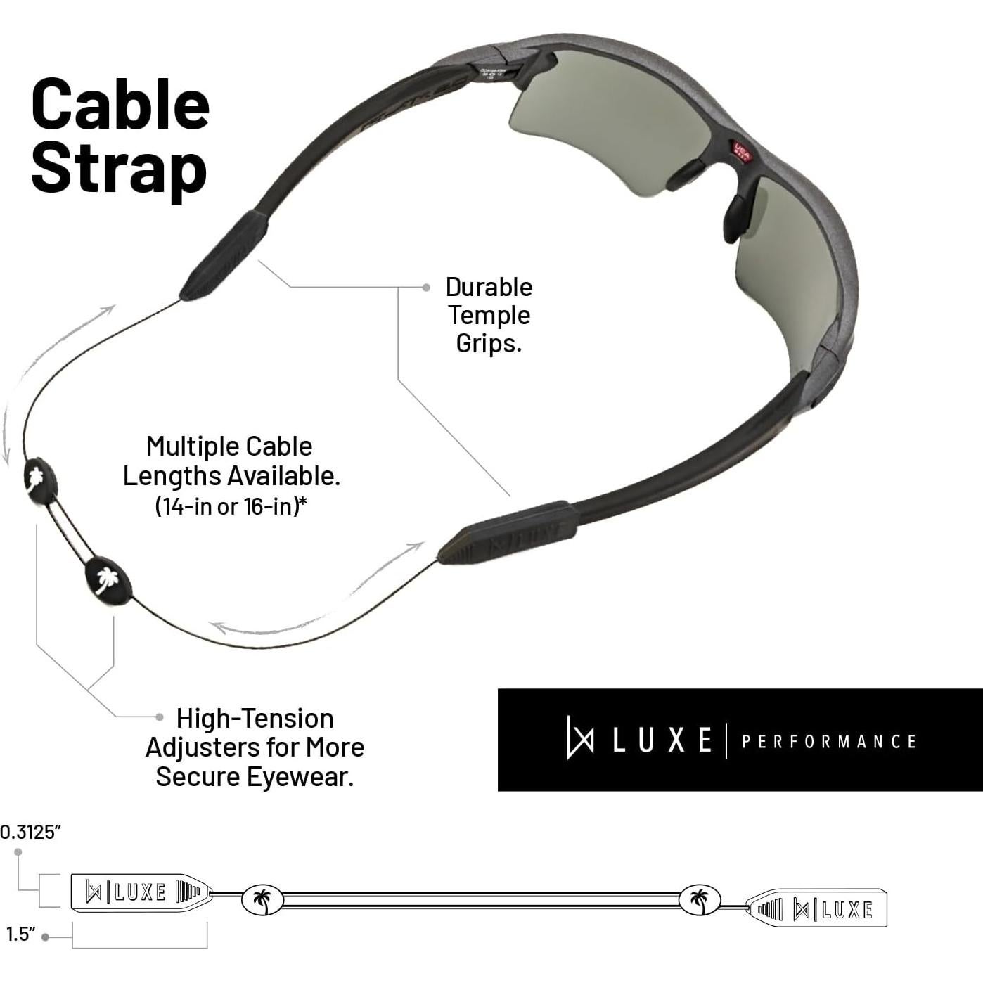 Correa para Gafas Luxe Performance CableStrap Ajustable