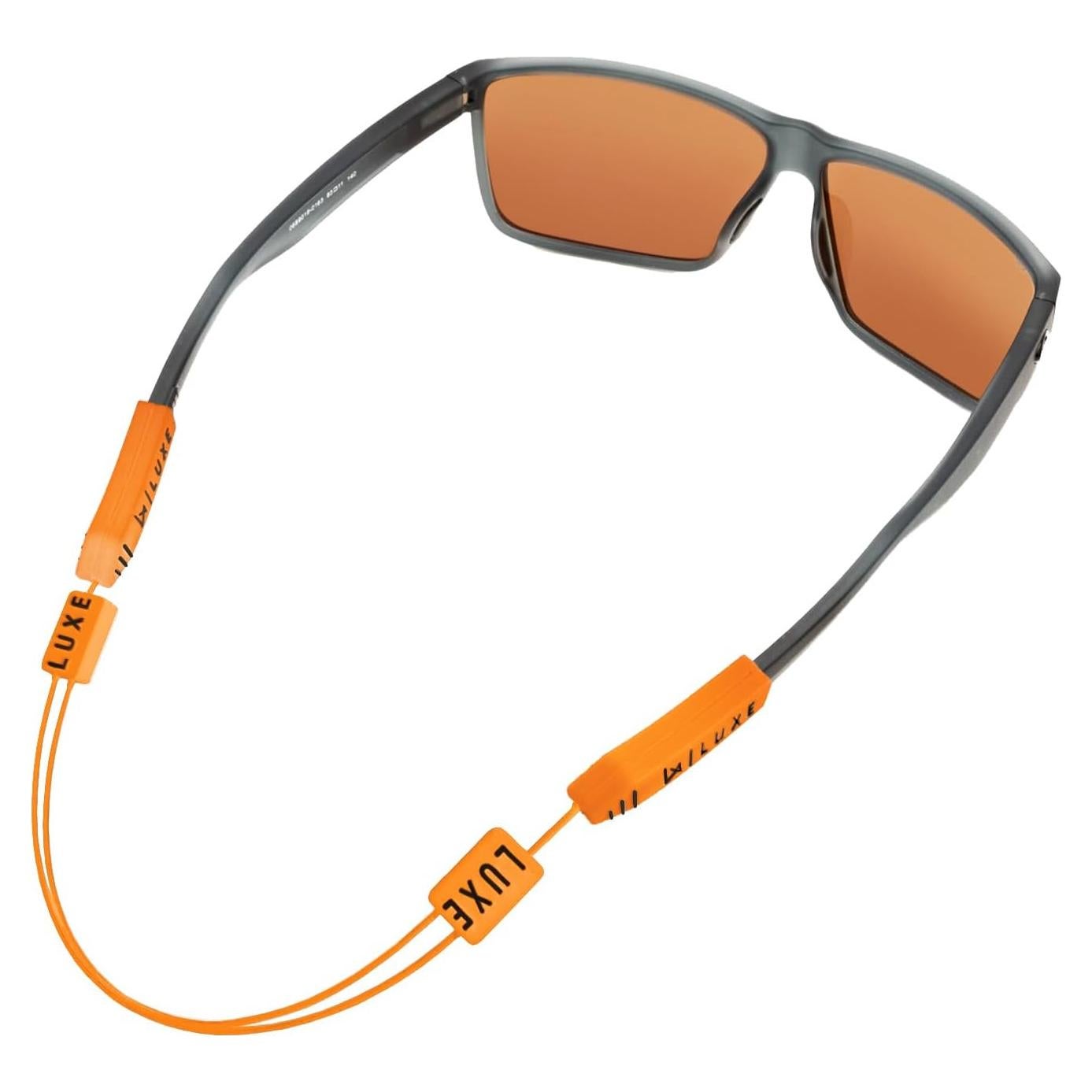 Correa para Gafas Luxe Performance Ajustable Naranja/Negro