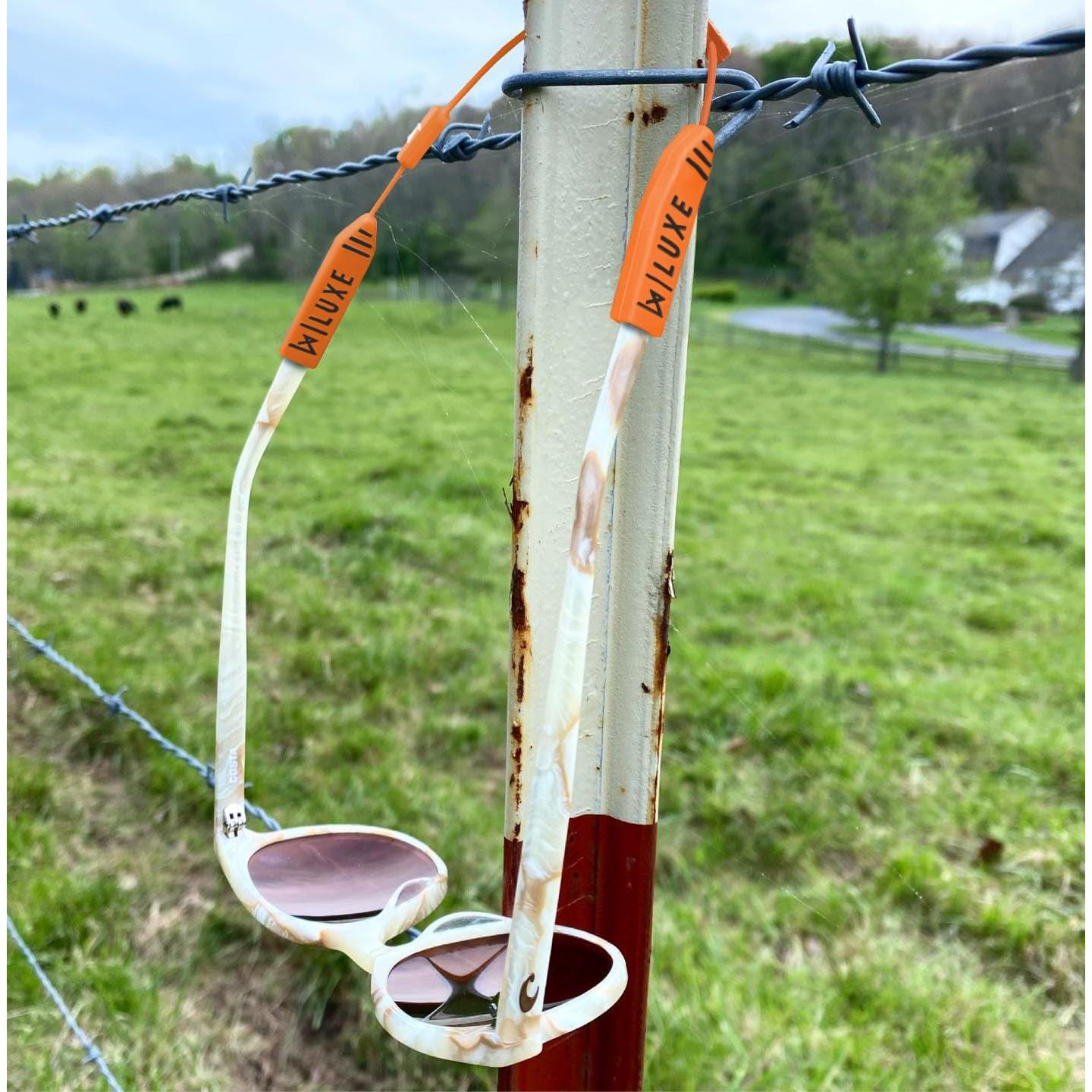 Correa para Gafas Luxe Performance Ajustable Naranja/Negro