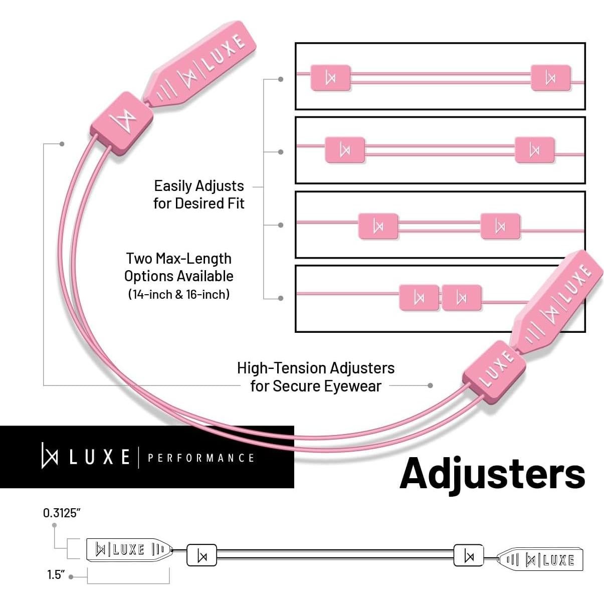 Correa Ajustable para Gafas Luxe Performance CableStrap