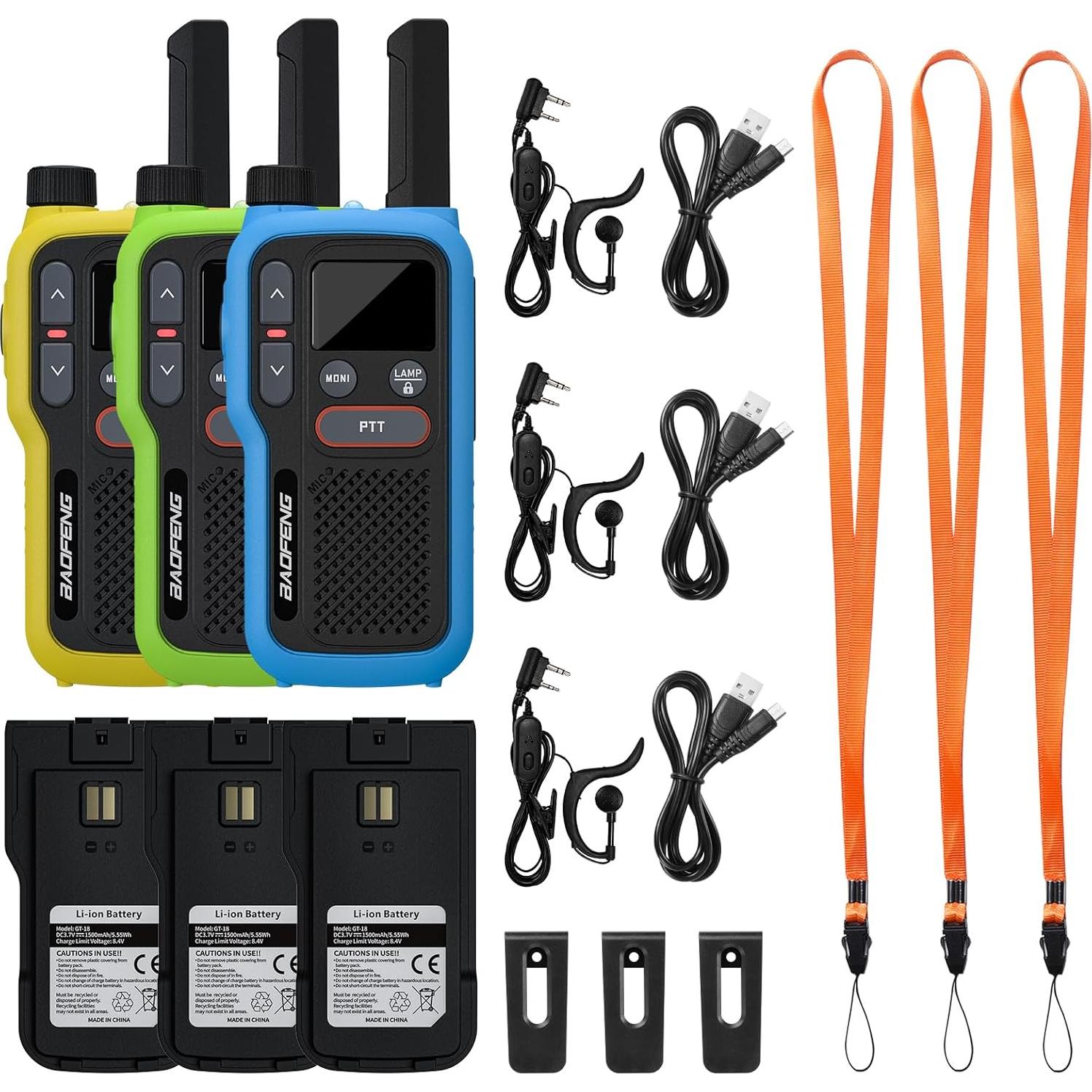 Walkie Talkies BAOFENG GT-18 Recargables 22 Canales