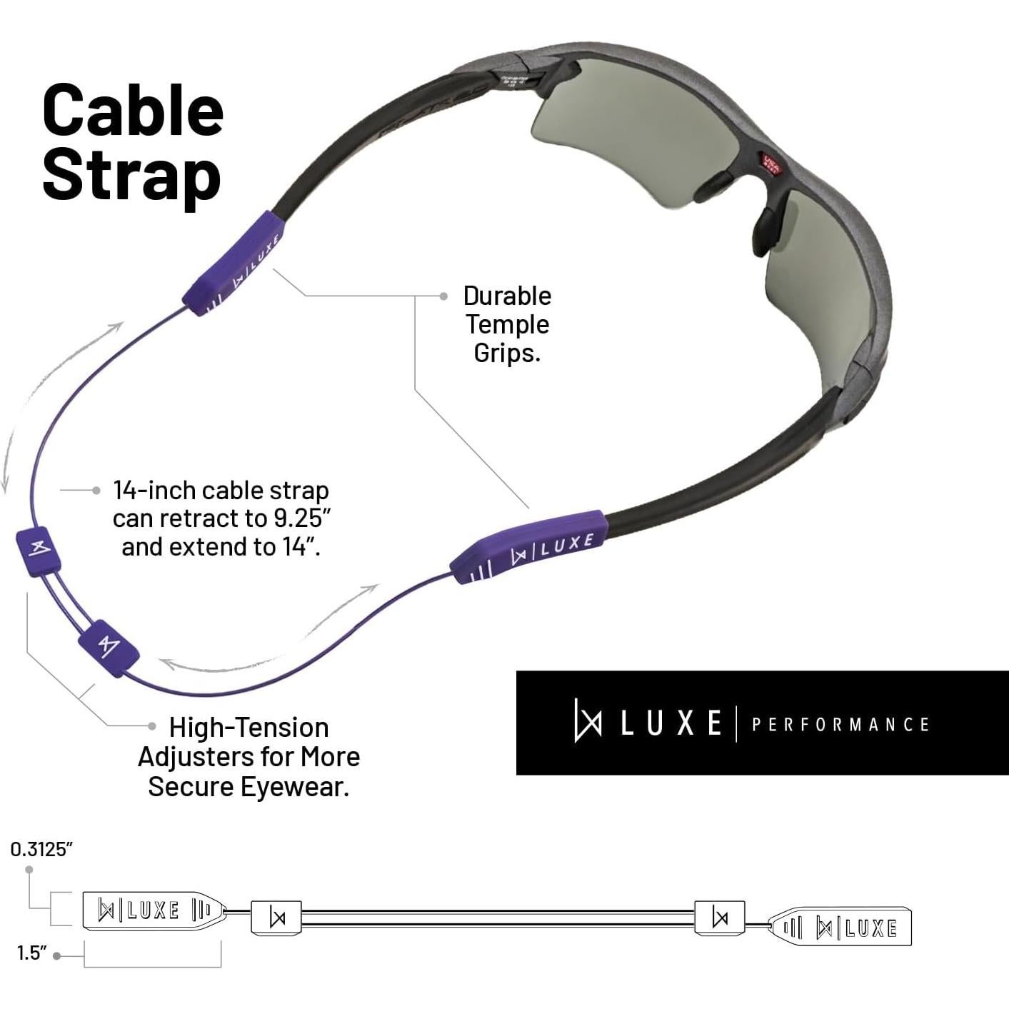 Correa para Gafas Luxe Performance CableStrap Ajustable
