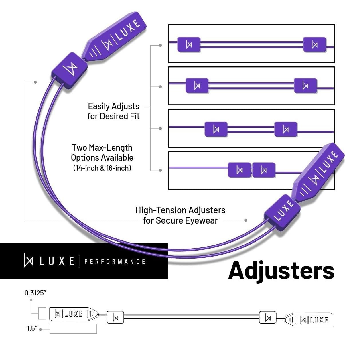 Correa para Gafas Luxe Performance CableStrap Ajustable