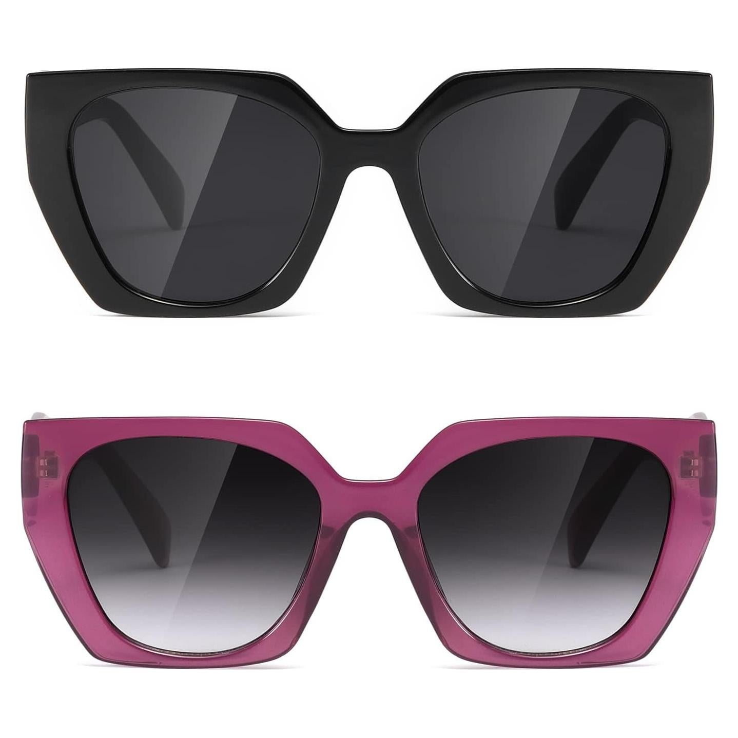 Gafas de sol cuadradas TIANYESY UV400 para hombres y mujeres