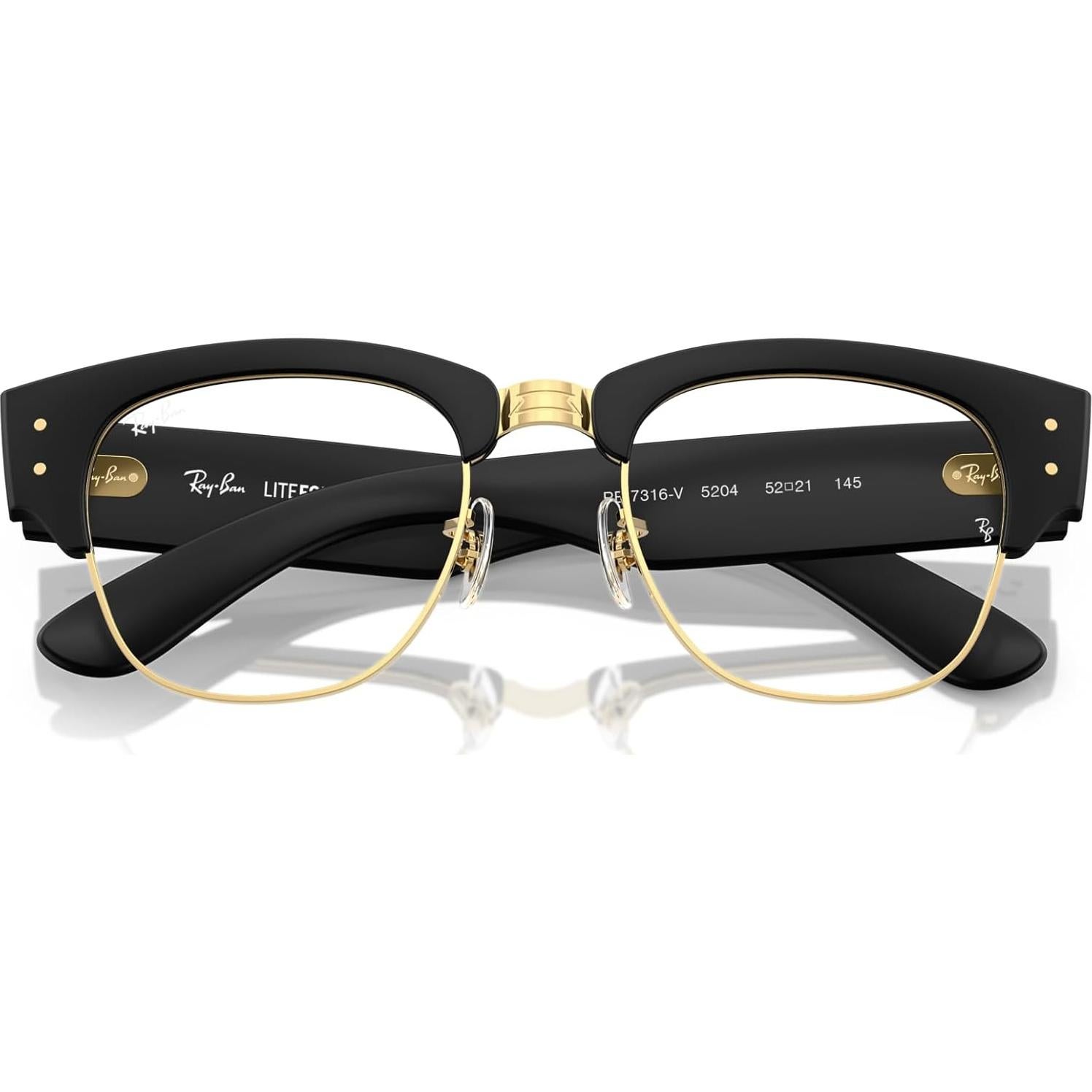 Ray-Ban Rx7316v Mega Clubmaster Liteforce Square Prescription Eyewear Frames