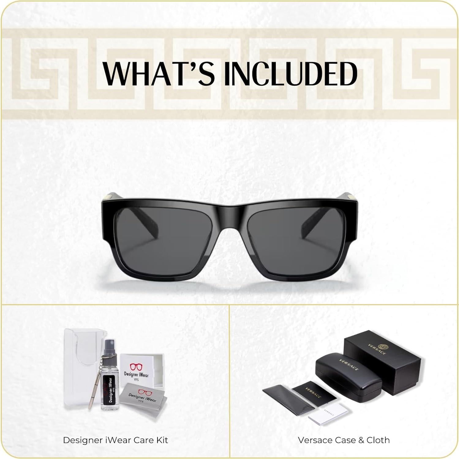 Gafas de sol Versace VE4406 para hombres + Kit iWear