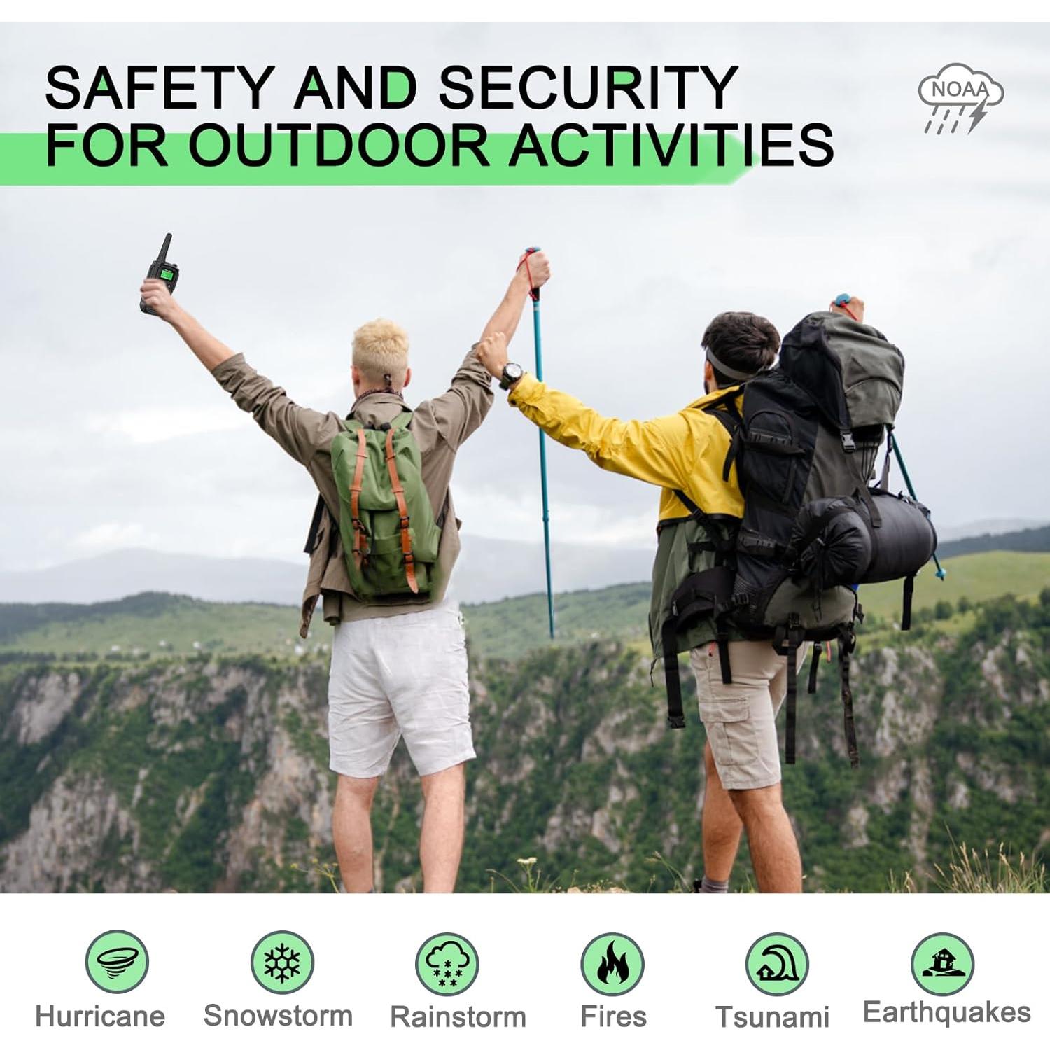 Walkie Talkies MaxTalker MT10 Recargables 2Pack 8km