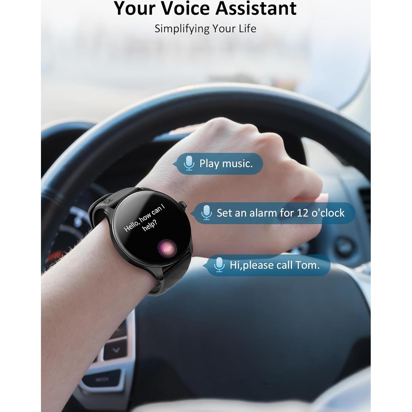 Reloj Inteligente Kumi GW5 PRO AMOLED 1.43" Negro