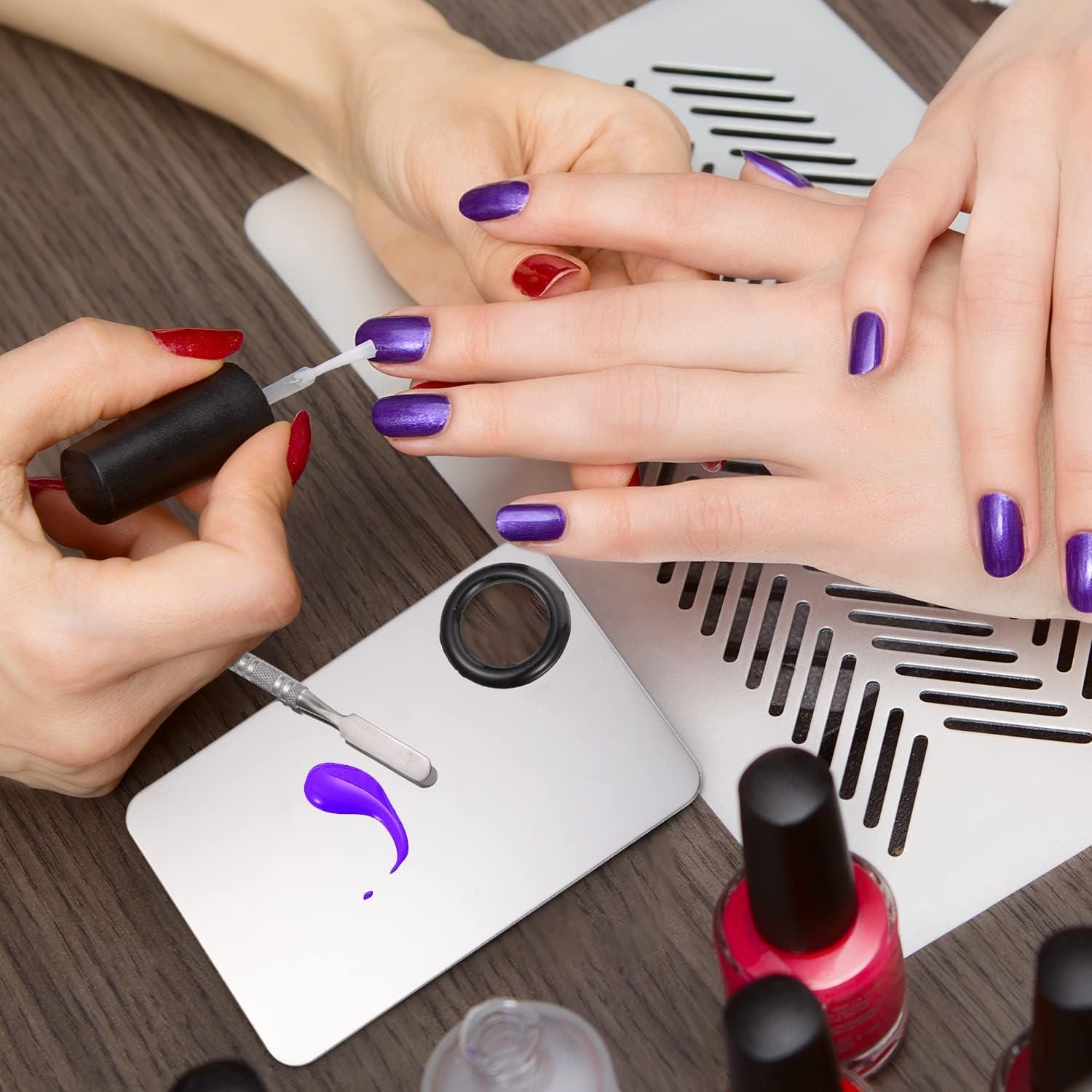 Set Paleta de Mezcla de Maquillaje BESARME 2 en 1 Acero Inoxidable