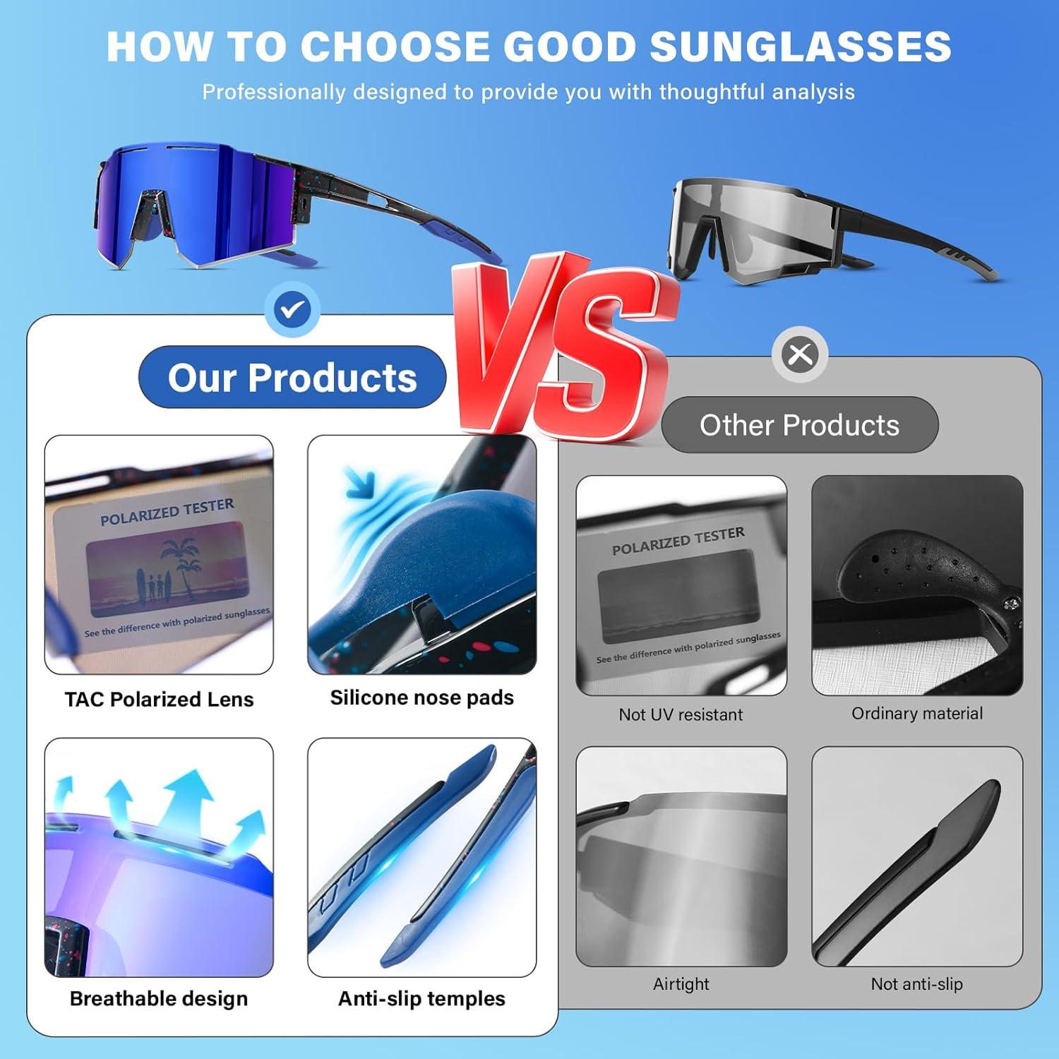 Gafas de sol polarizadas para niños UV400 - 3 colores