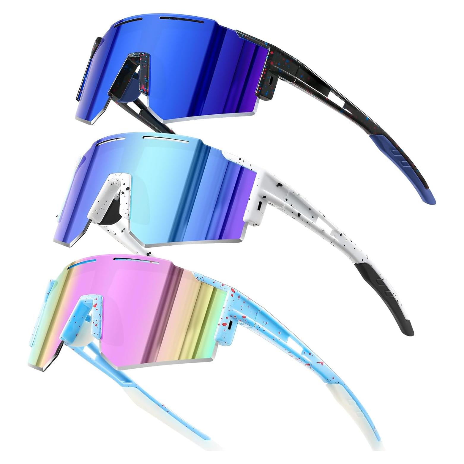 Gafas de sol polarizadas para niños UV400 - Paquete de 3