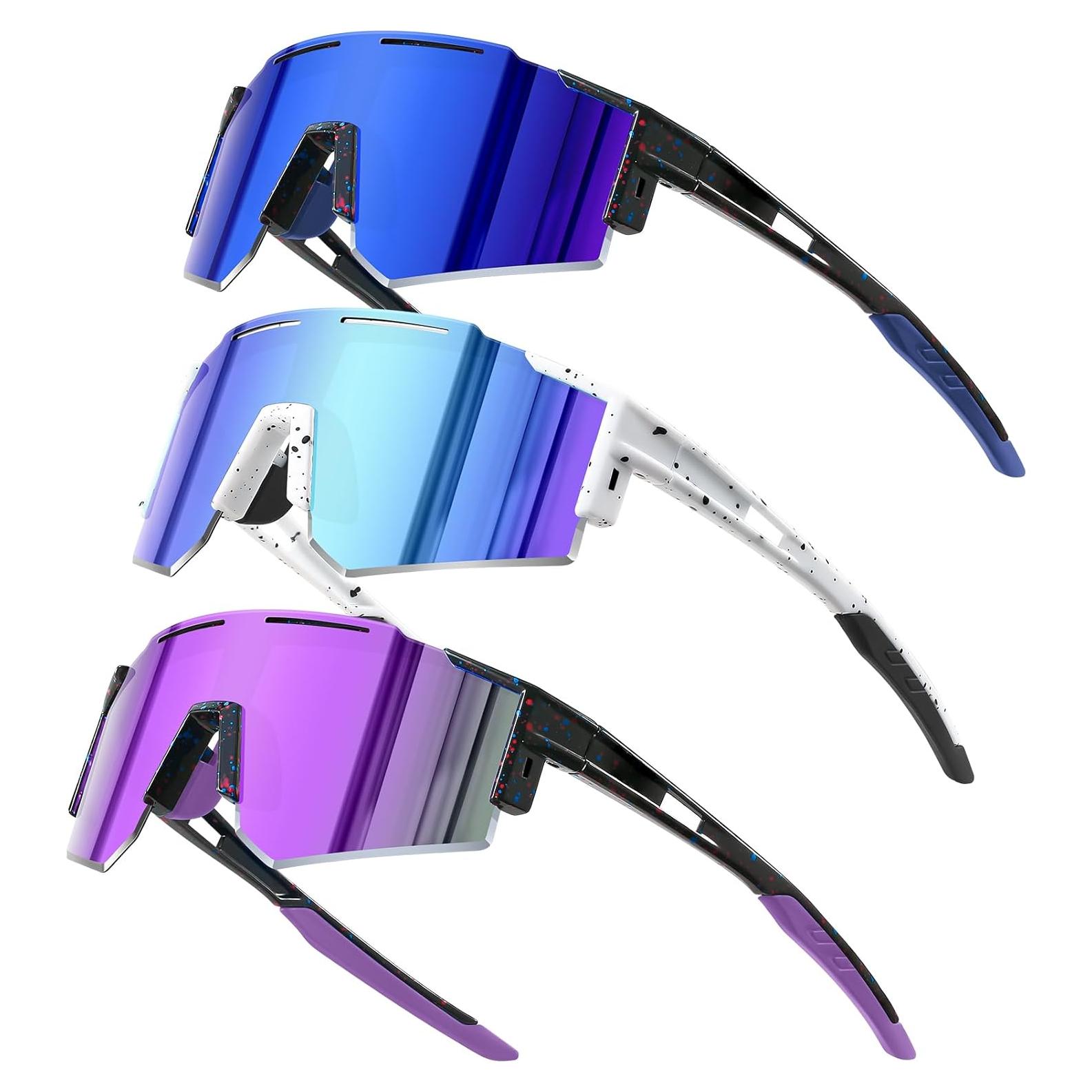 Gafas de sol polarizadas DioKiw para niños UV400 paquete de 3