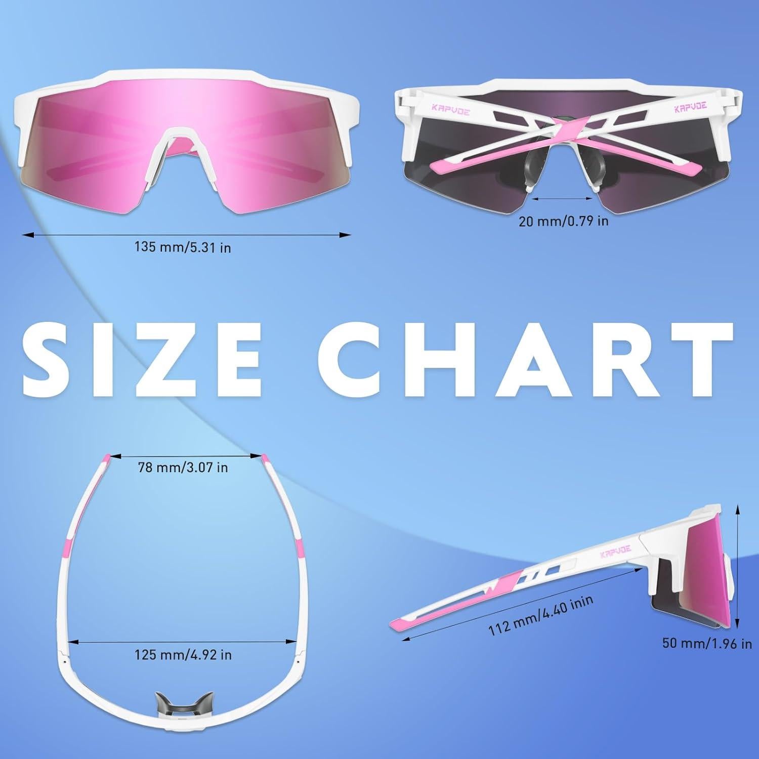Gafas de sol KAPVOE polarizadas para ciclismo y deportes - K9023
