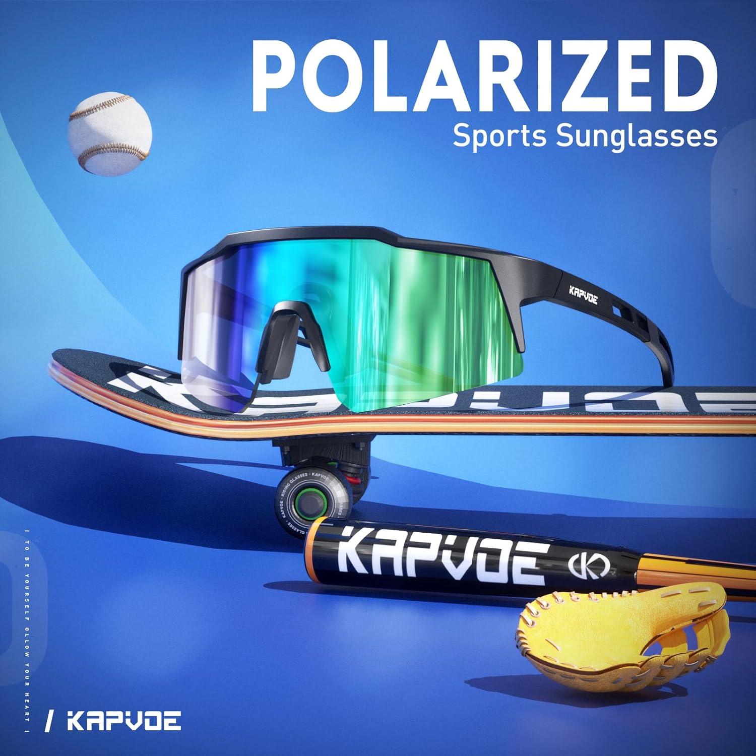 Gafas de sol KAPVOE polarizadas para ciclismo y deportes