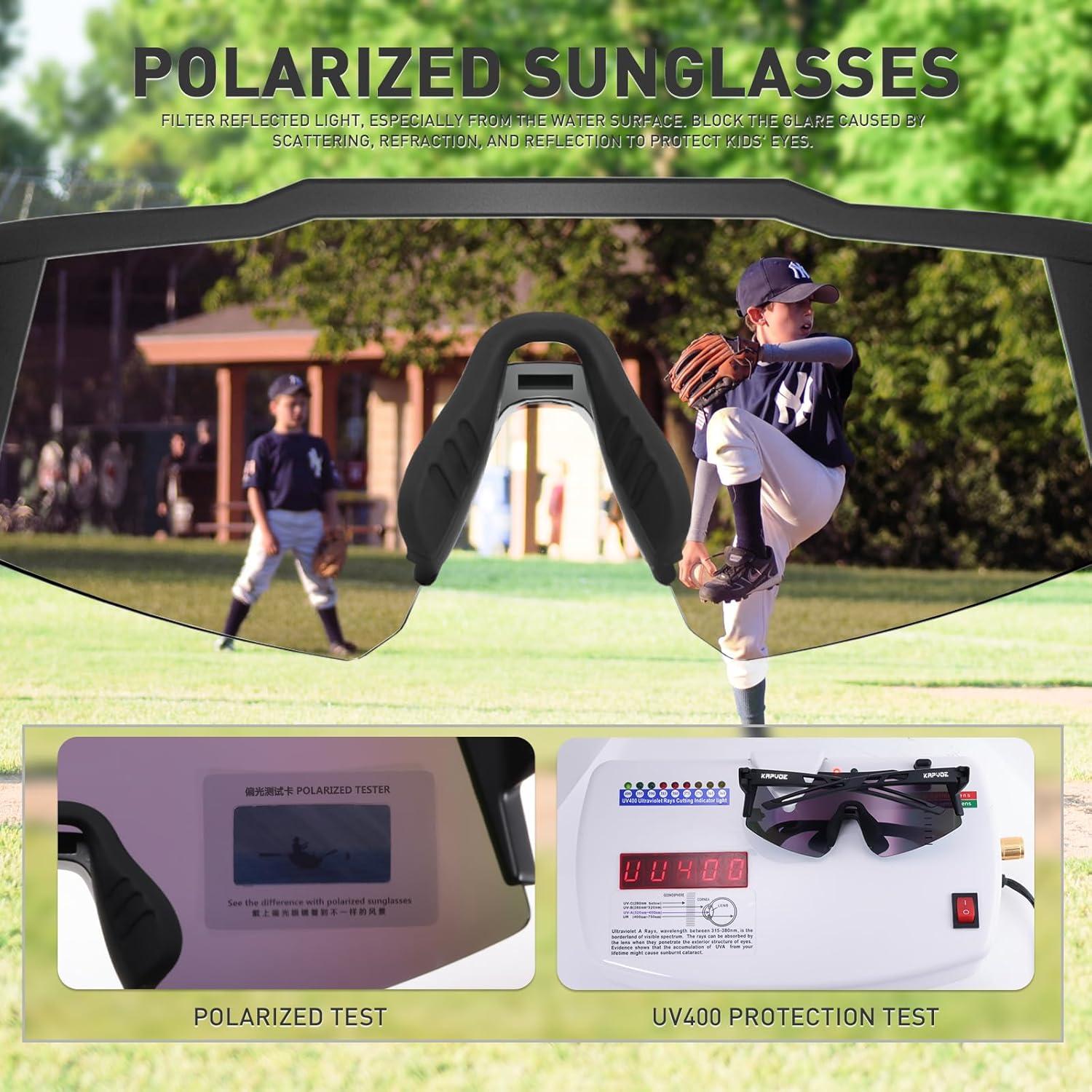 Gafas de sol KAPVOE polarizadas para ciclismo y deportes
