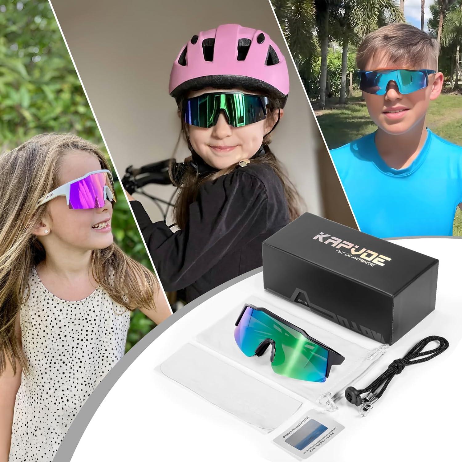 Gafas de sol KAPVOE polarizadas para ciclismo y deportes