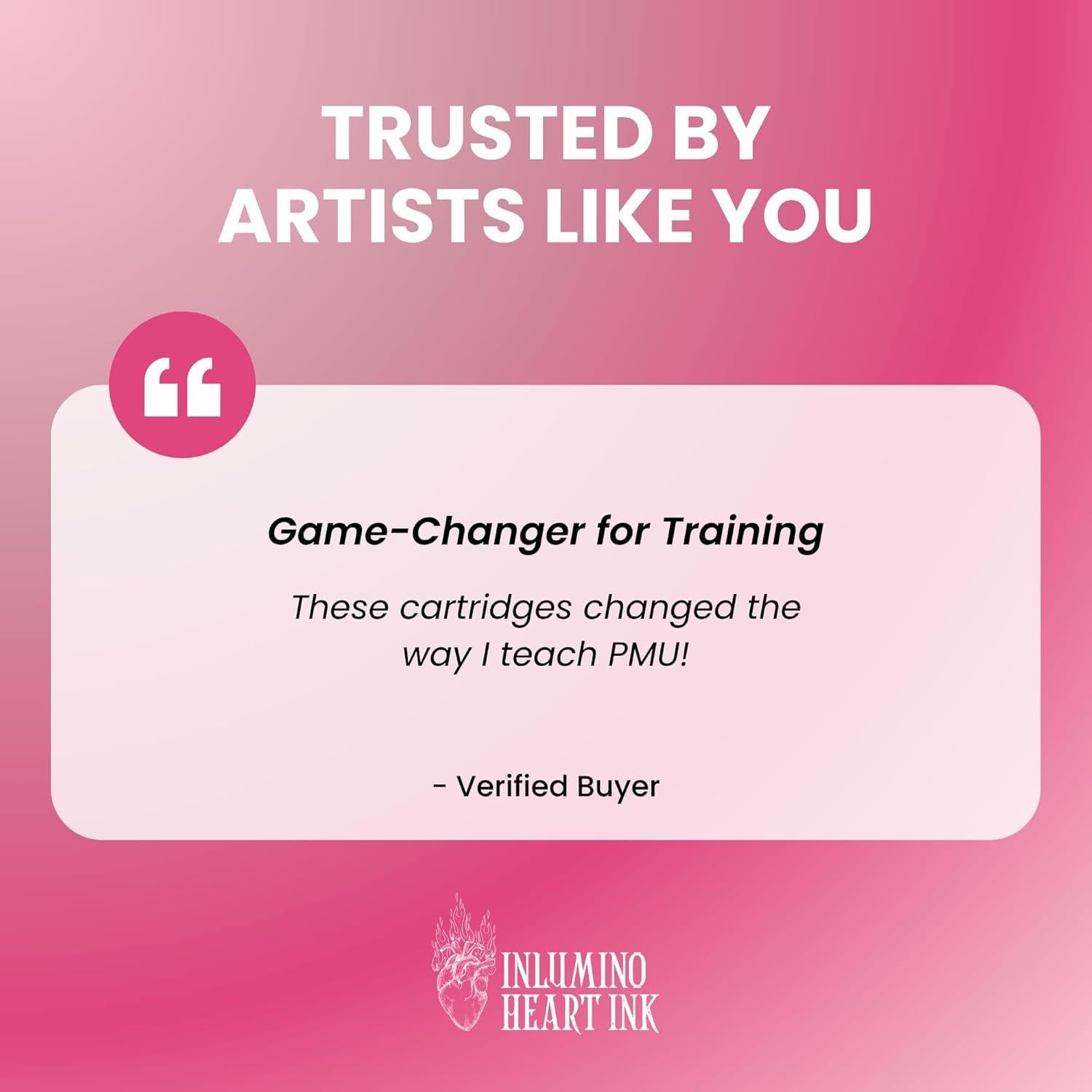 Cartuchos de Práctica PMU Inlumino Heart Ink - 10 Pack para Entrenamiento