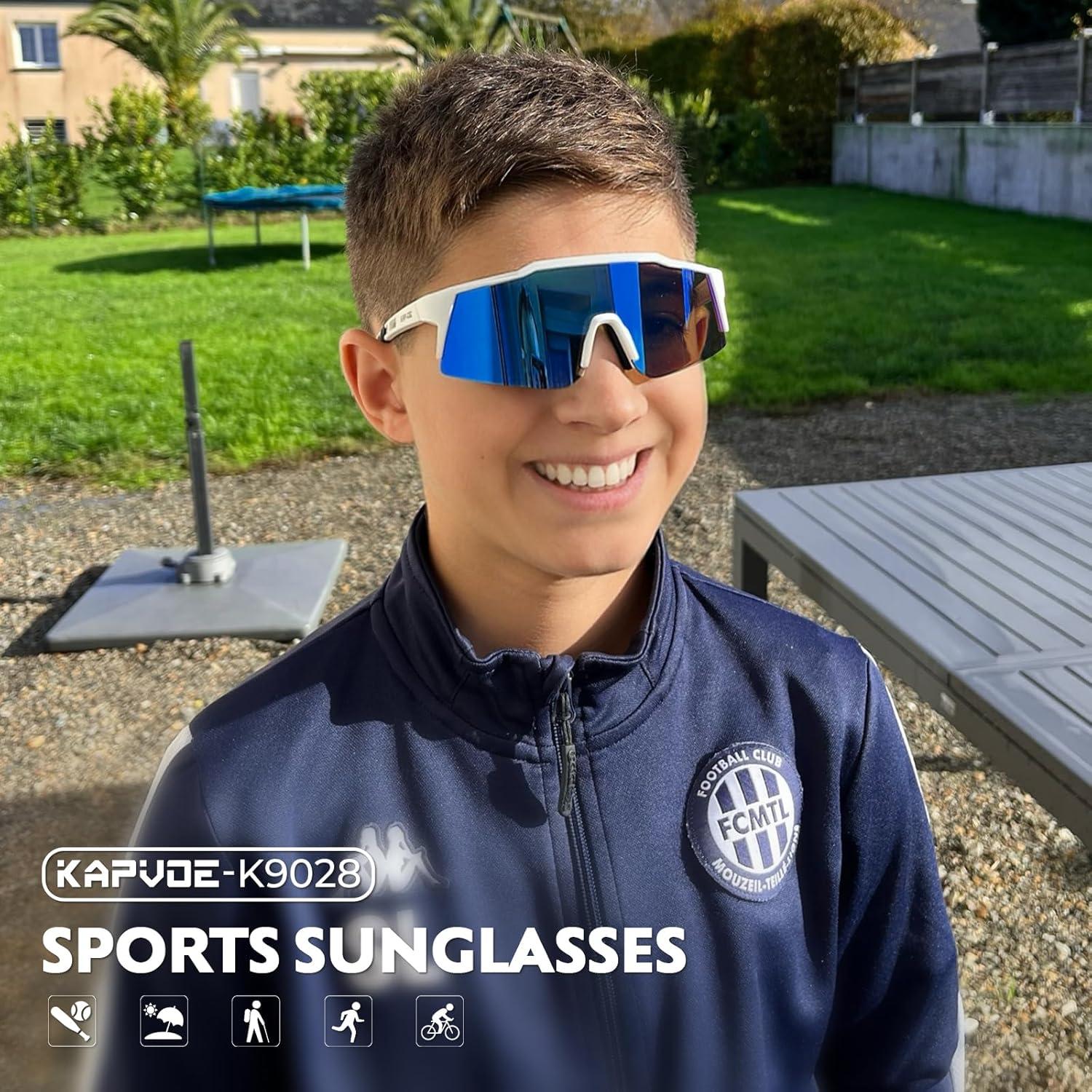 Gafas de sol KAPVOE polarizadas para ciclismo y deportes