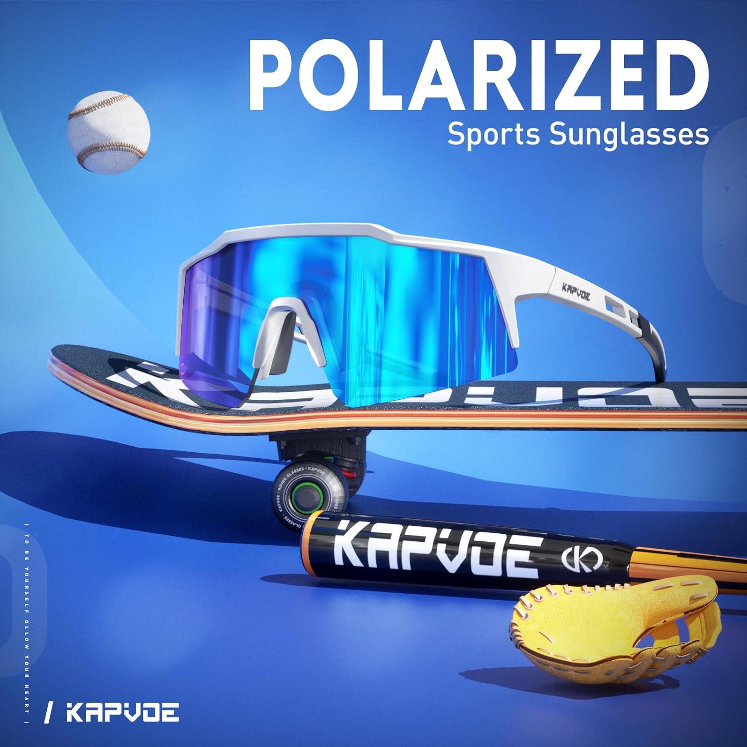 Gafas de sol KAPVOE polarizadas para ciclismo y deportes