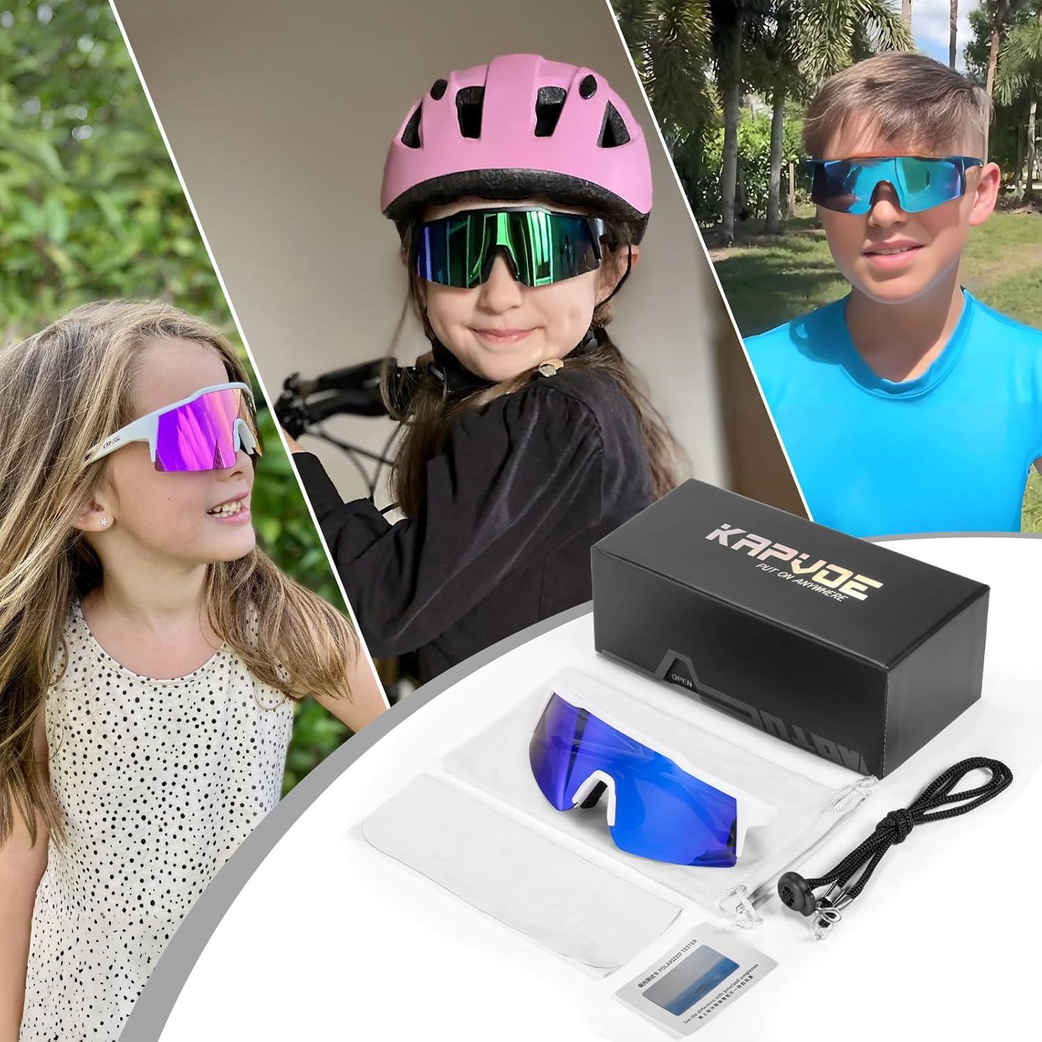 Gafas de sol KAPVOE polarizadas para ciclismo y deportes