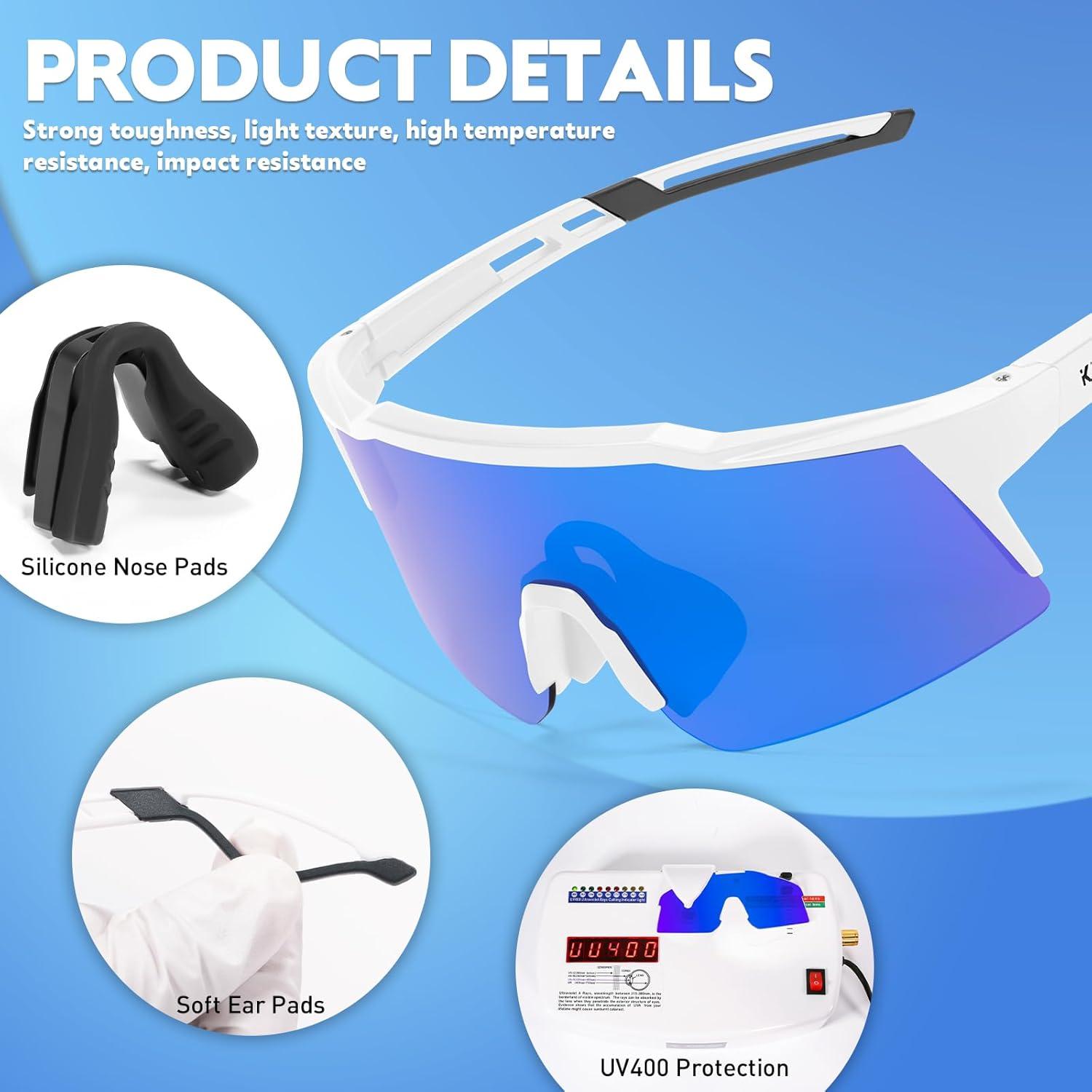 Gafas de sol KAPVOE polarizadas para ciclismo y deportes