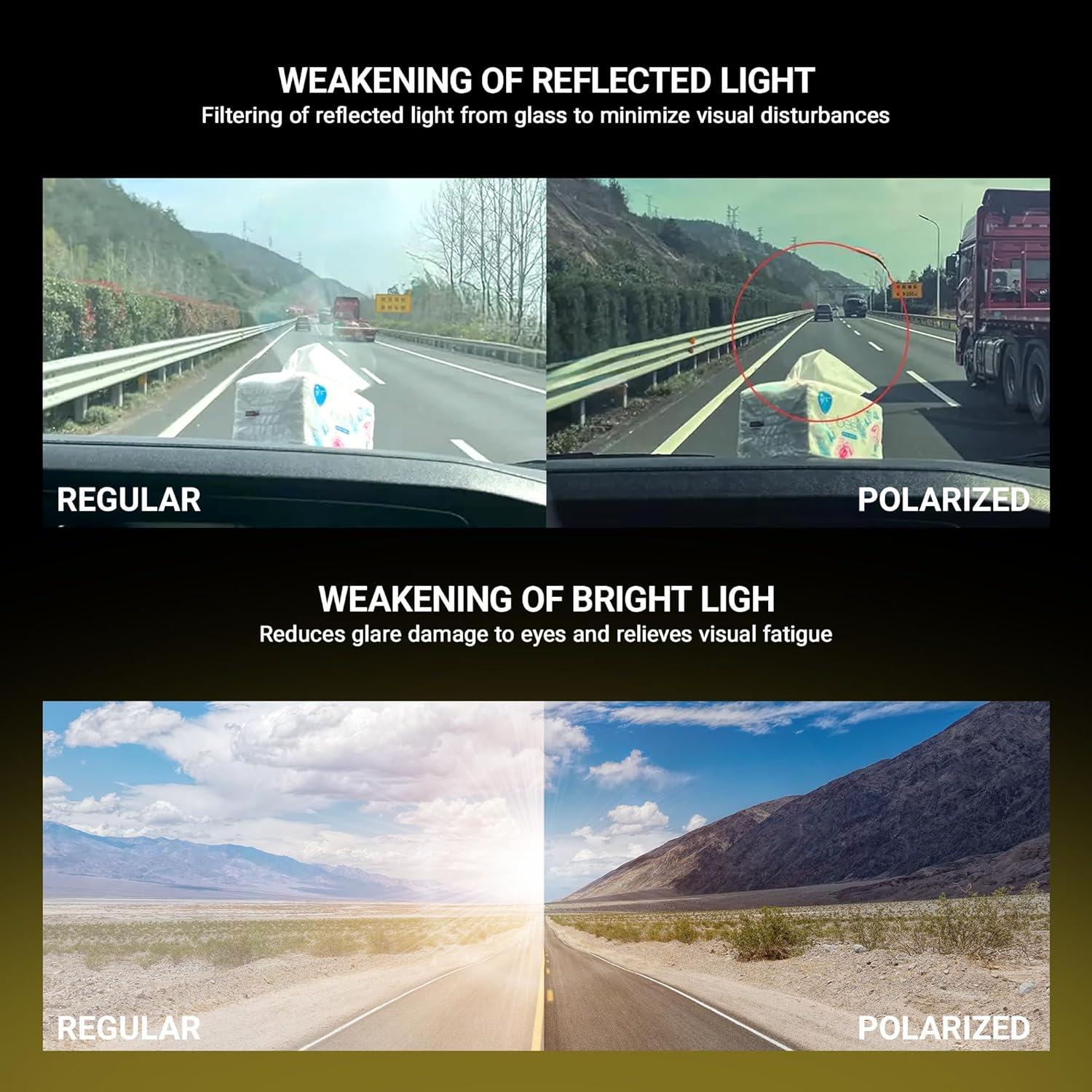 Gafas de sol KAPVOE K9023 polarizadas para ciclismo y deportes