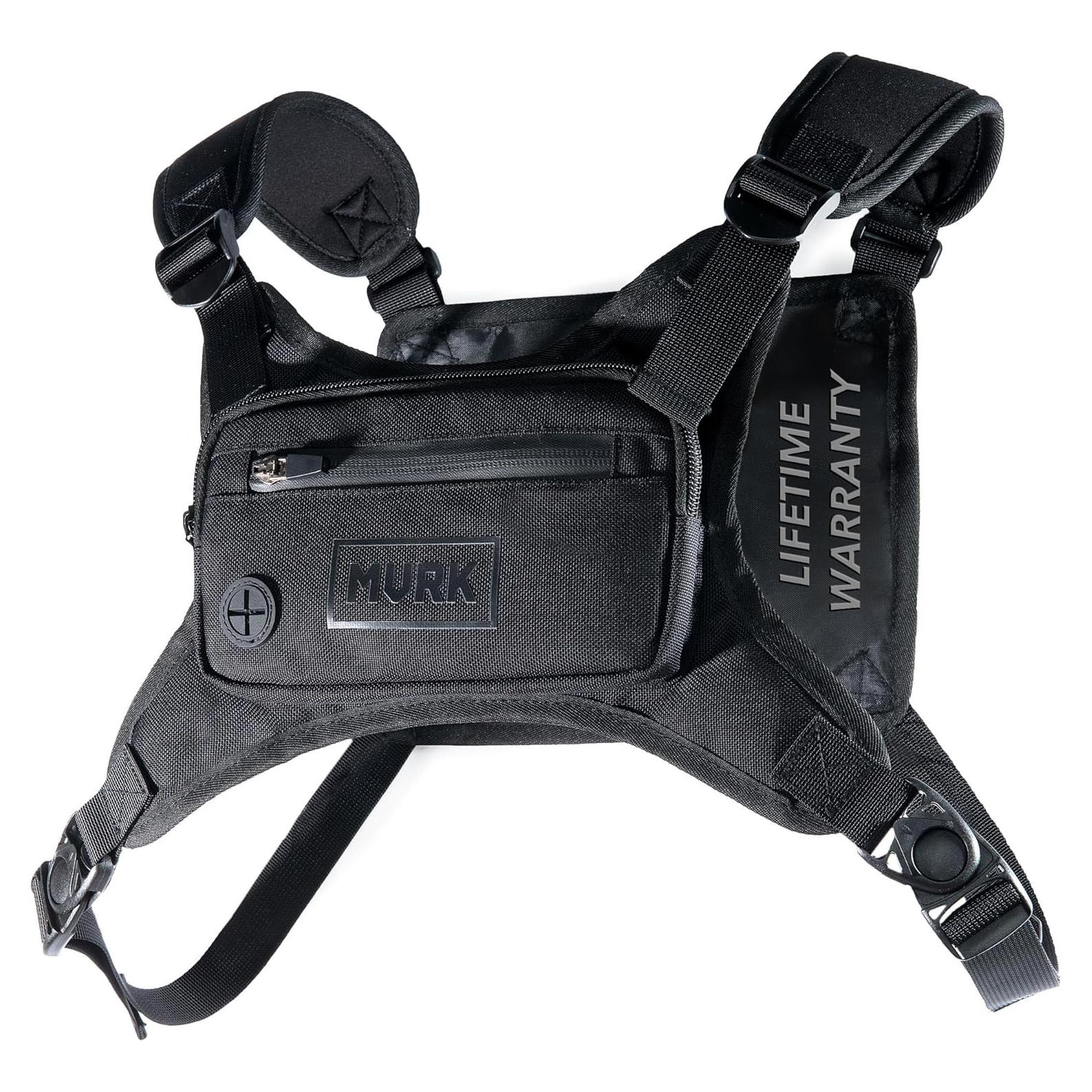 Mochila MVRK Resistente al Agua - Chaleco Correr Negro