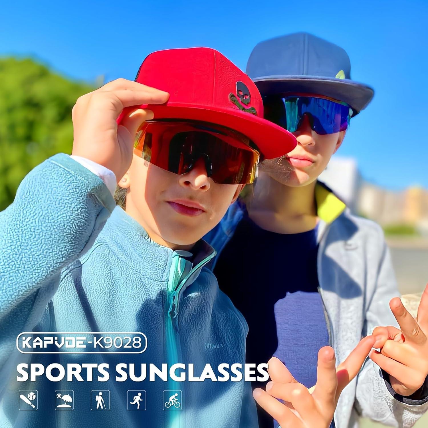 Gafas de sol KAPVOE K9023 polarizadas para ciclismo y deportes