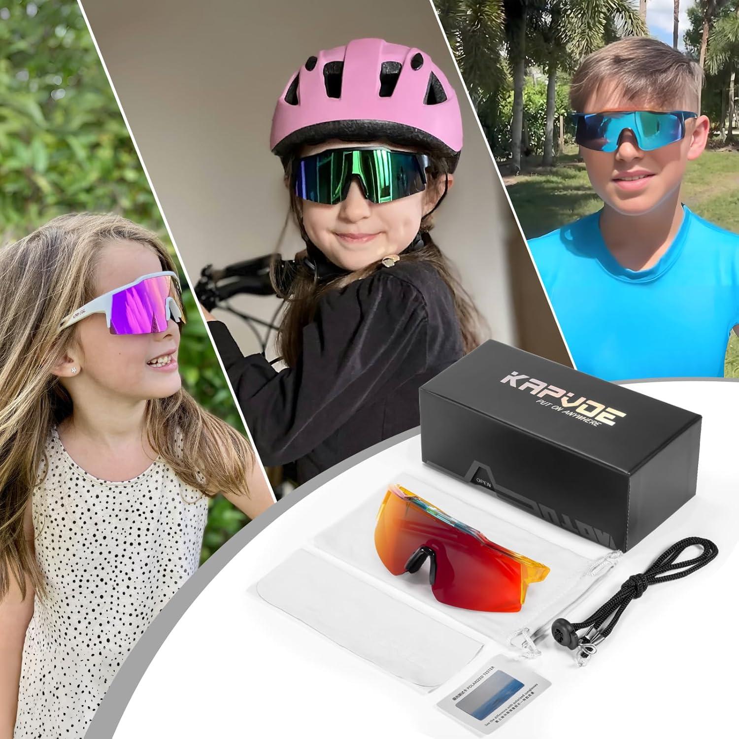 Gafas de sol KAPVOE K9023 polarizadas para ciclismo y deportes
