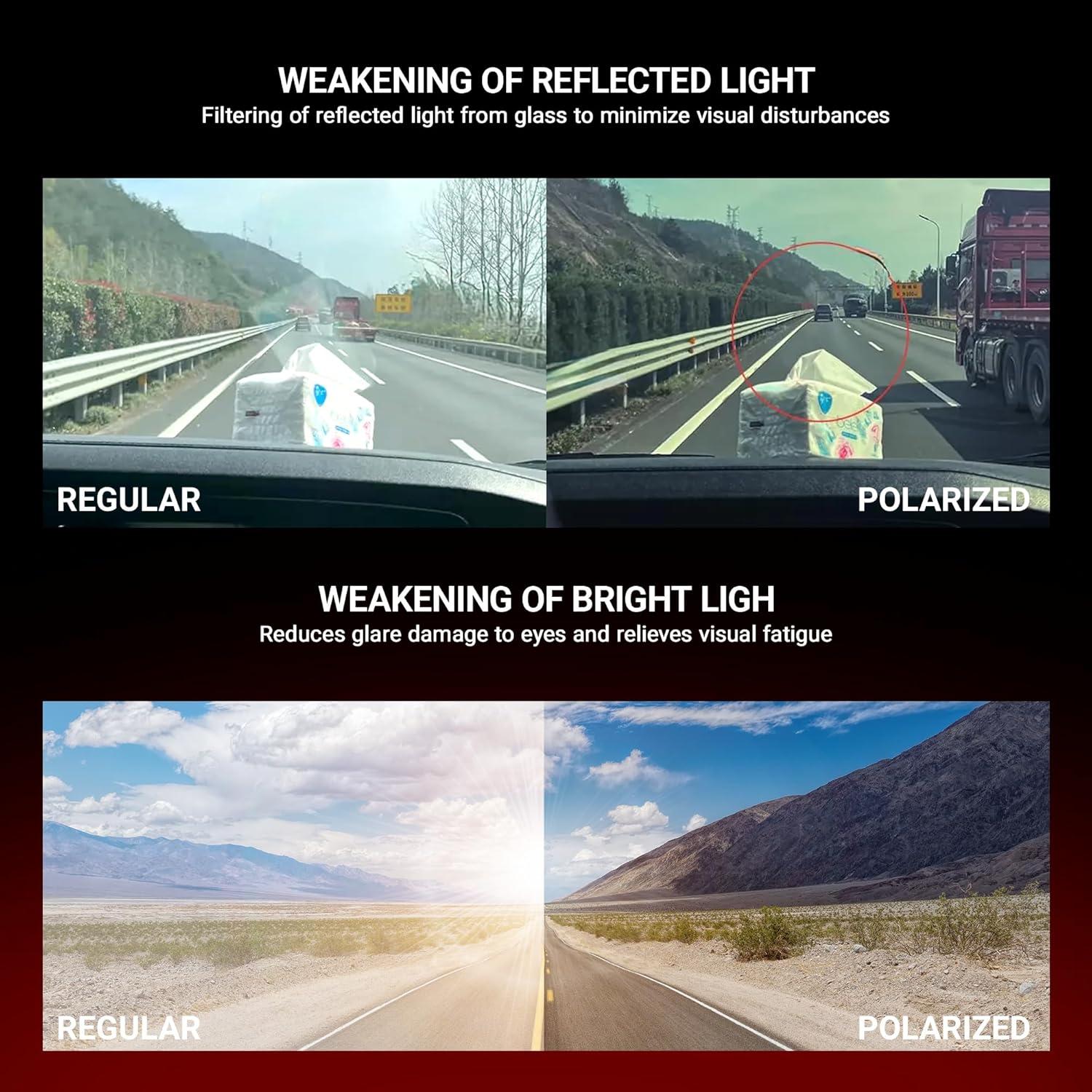 Gafas de sol KAPVOE K9023 polarizadas para ciclismo y deportes