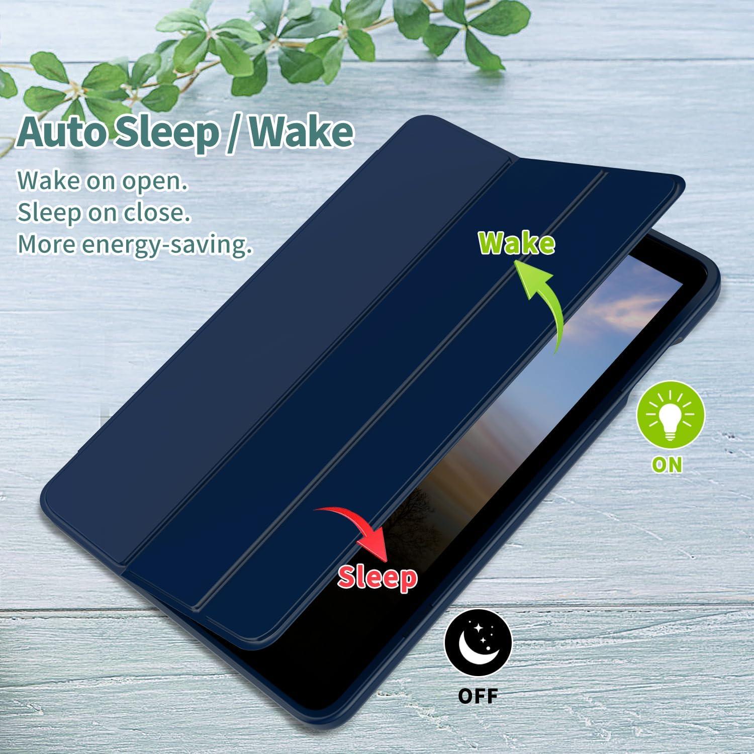 Funda para Tableta DJ&RPPQ Fire HD 8 y 8 Plus - Azul Marino