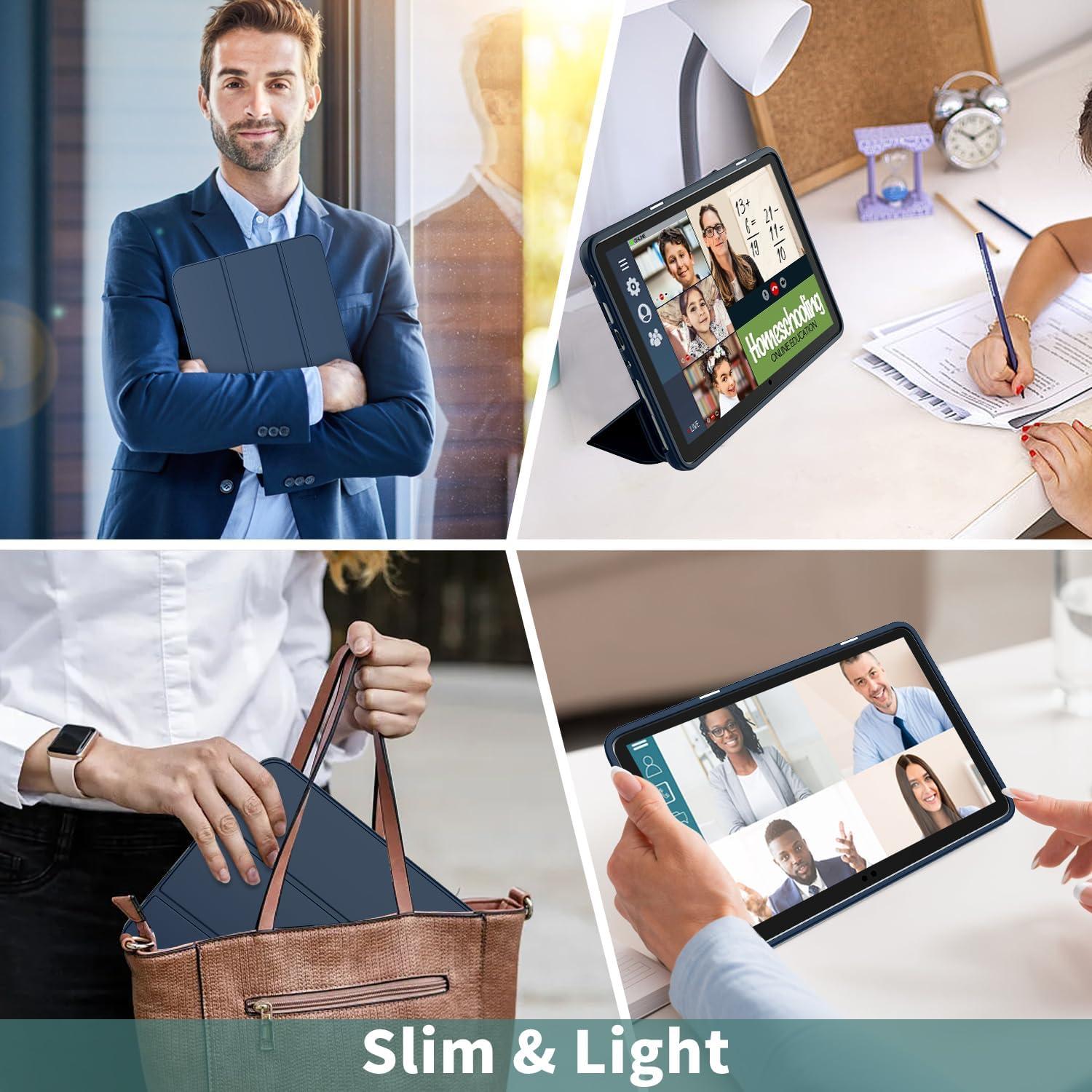 Funda para Tableta DJ&RPPQ Fire HD 8 y 8 Plus - Azul Marino