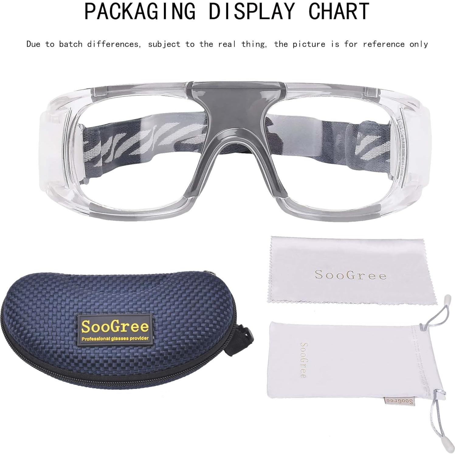 Gafas de Racquetball G8042 con Protección y Correa Ajustable