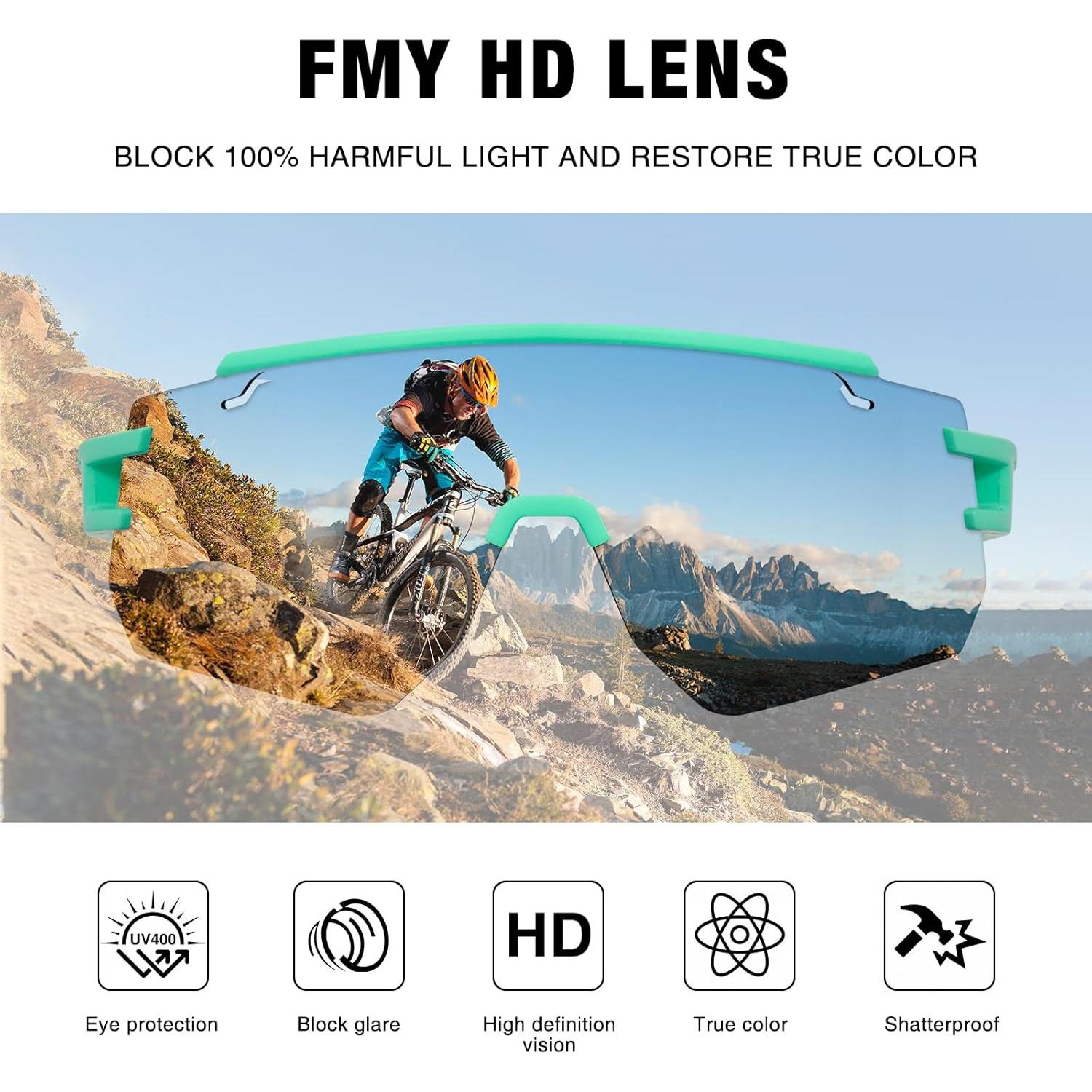 Gafas de béisbol FMY polarizadas UV400 para ciclismo y running