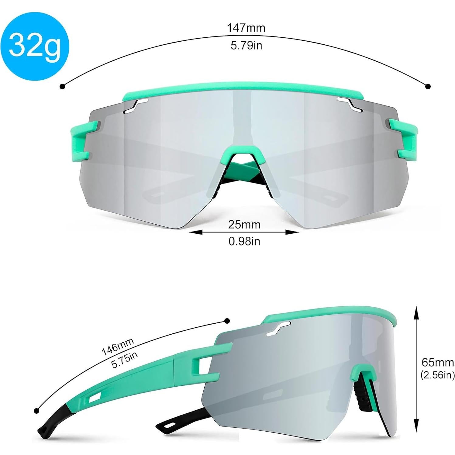 Gafas de béisbol FMY polarizadas UV400 para ciclismo y running