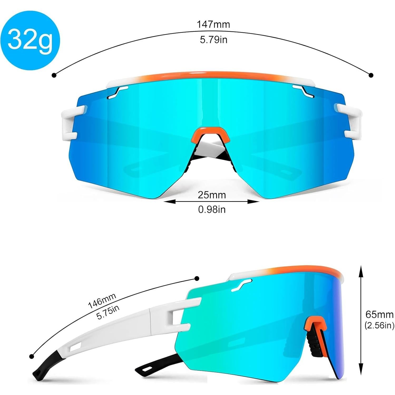 Gafas de béisbol FMY polarizadas UV400 para ciclismo y running