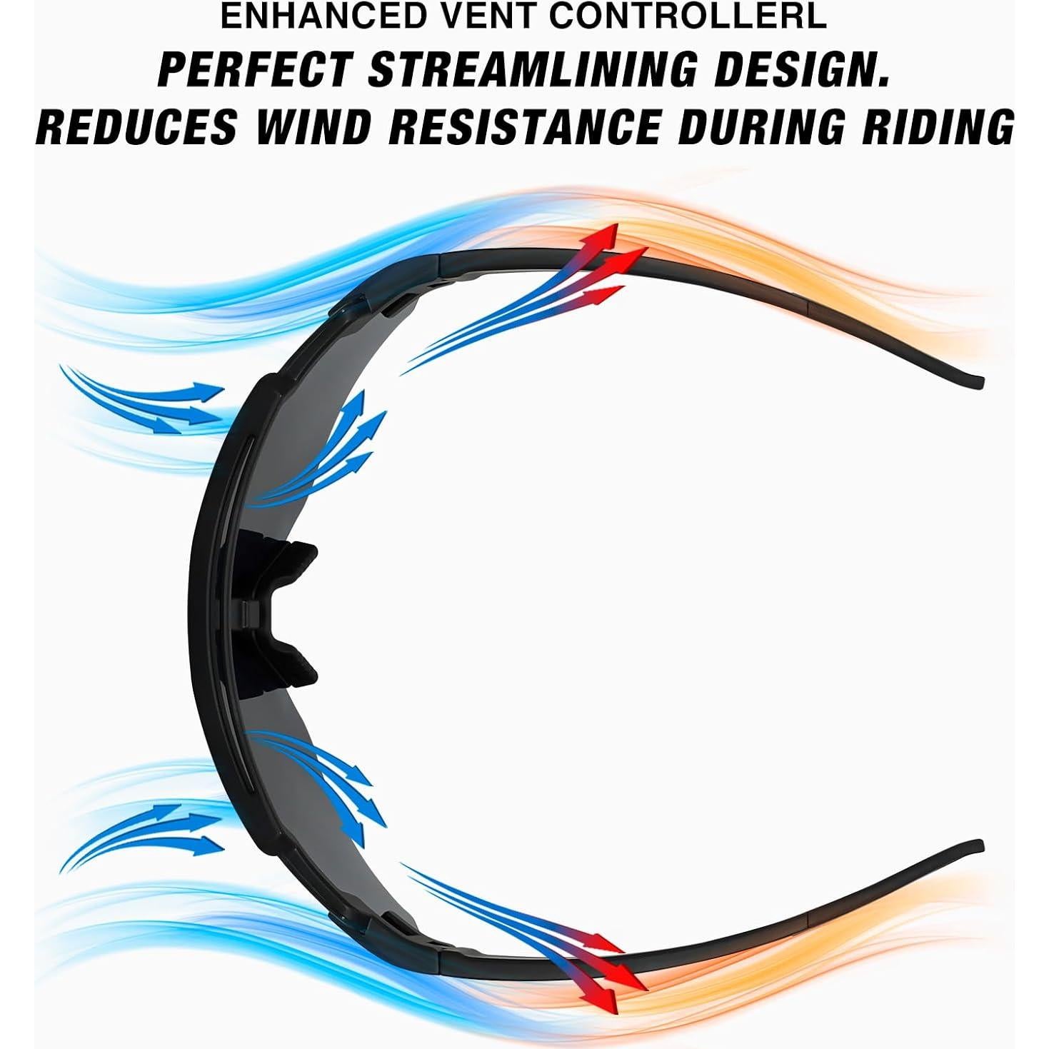 Gafas de sol FMY deportivas polarizadas UV400 para ciclismo