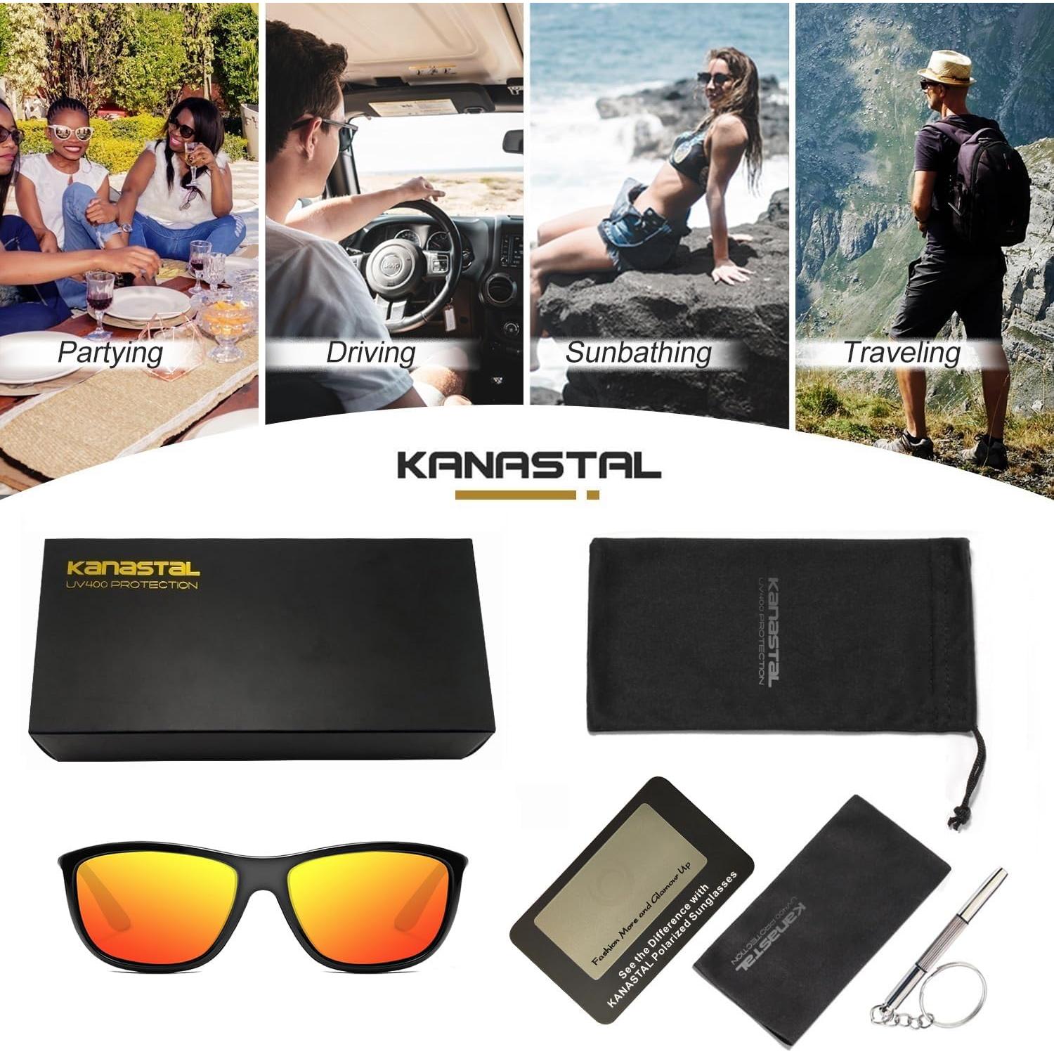 Gafas de sol KANASTAL polarizadas UV400 para deportes