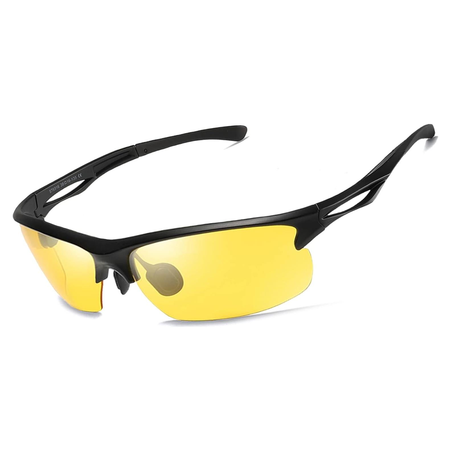 Gafas de sol KANASTAL deportivas UV400 polarizadas amarillas
