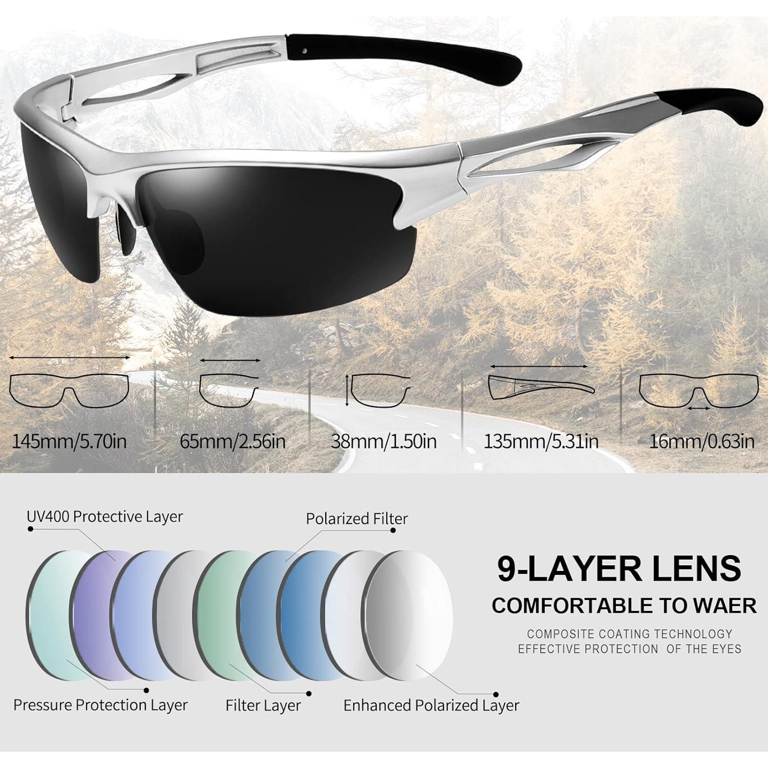 Gafas de sol KANASTAL polarizadas UV400 para deportes