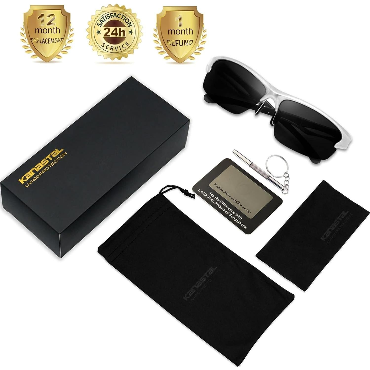 Gafas de sol KANASTAL polarizadas UV400 para deportes