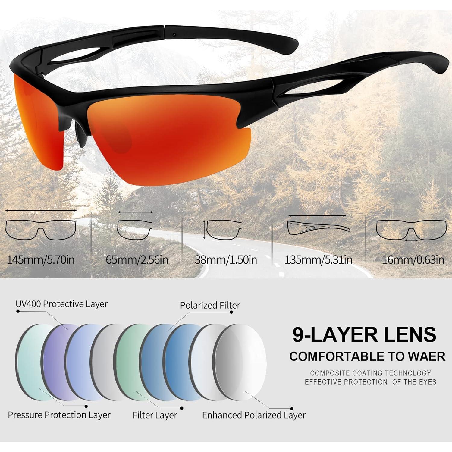 Gafas de sol KANASTAL deportivas polarizadas UV400 unisex