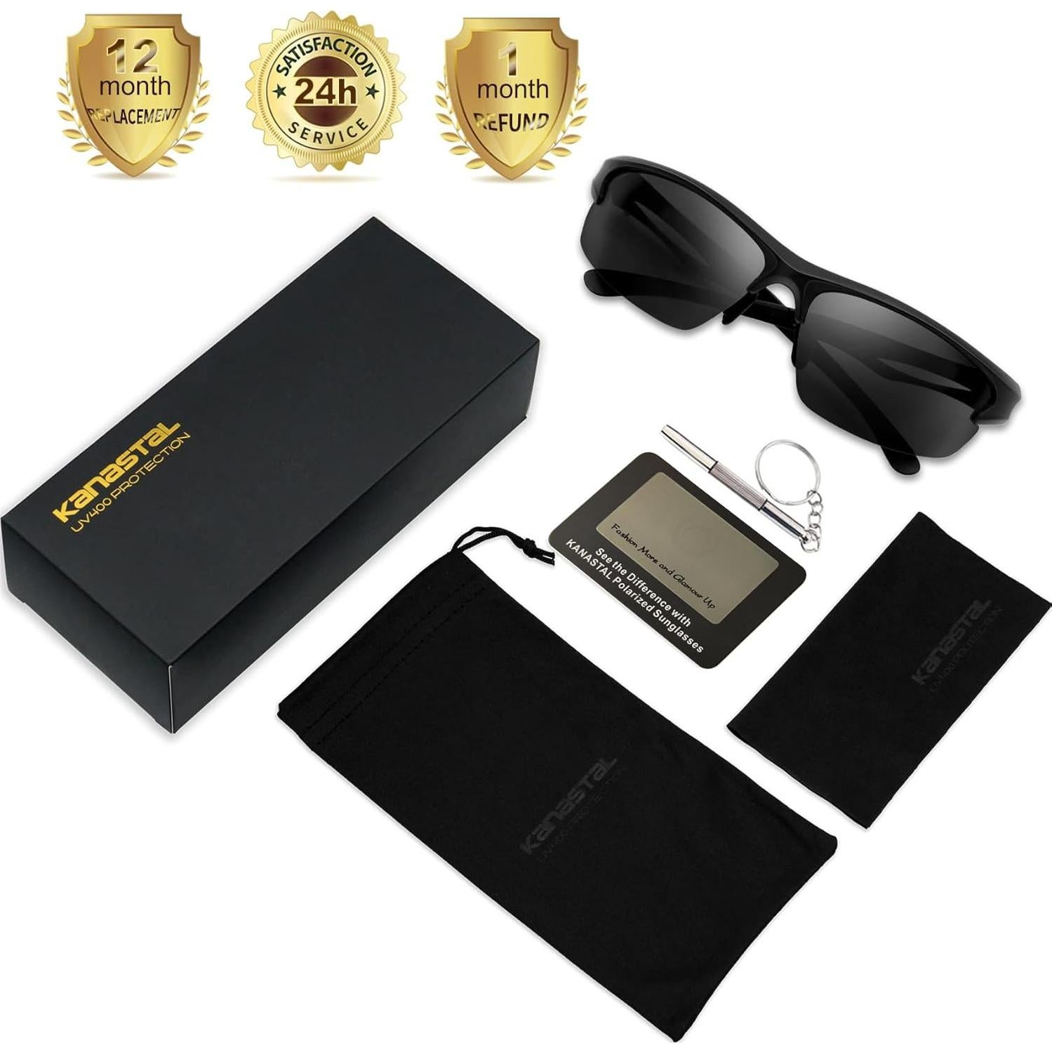 Gafas de sol KANASTAL deportivas polarizadas UV400 para correr