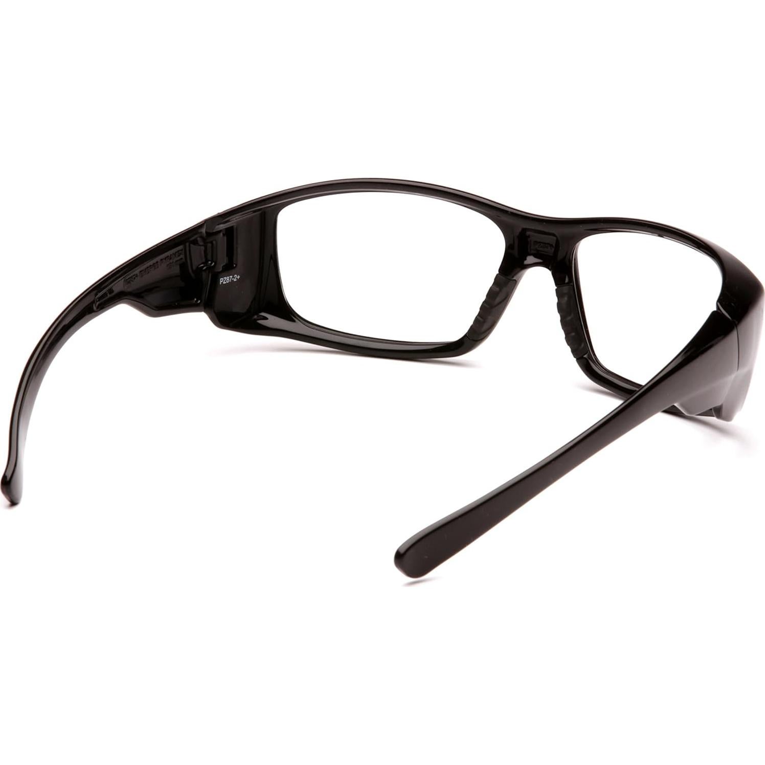Gafas de Seguridad Pyramex Emerge +2.0 Lente Clara Marco Negro