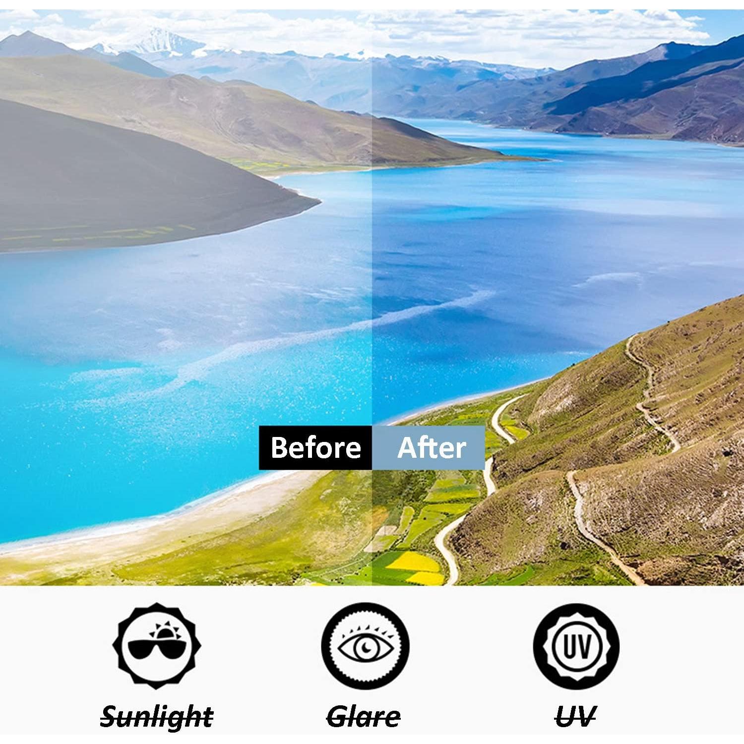 Gafas de sol polarizadas Aviador Retro Metal Lentes HD