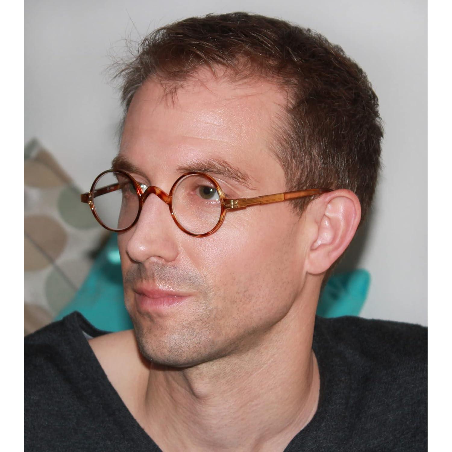 Gafas de lectura redondas BLUELESS +2.50 Rayas azules