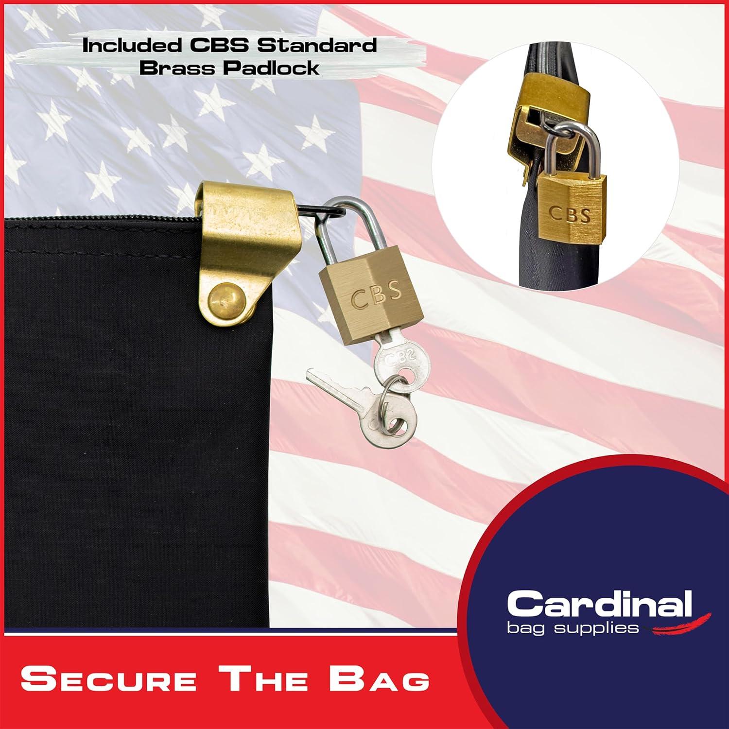 Bolsa de Seguridad para Medicamentos Cardinal 22.86x15.24cm Negra