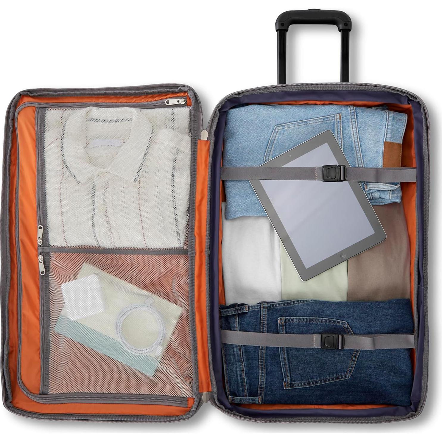 Duffle Grande con Ruedas Samsonite 42L - Índigo Cepillado