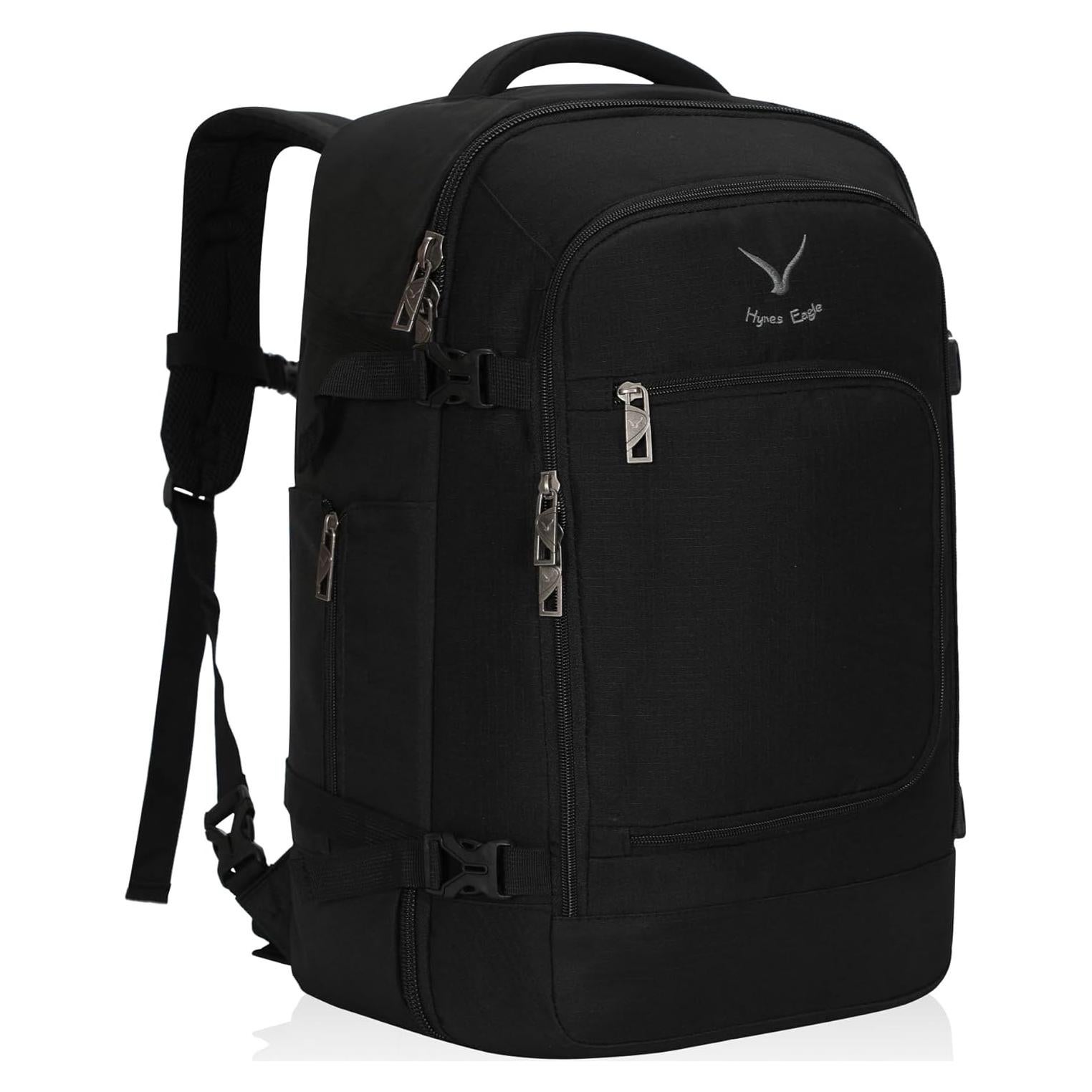 Mochila de Viaje Hynes Eagle 40L Aprobada para Vuelo Negra